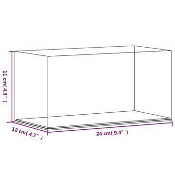 vidaXL Vitrine Vitrine Transparent 24x12x11 cm Acryl