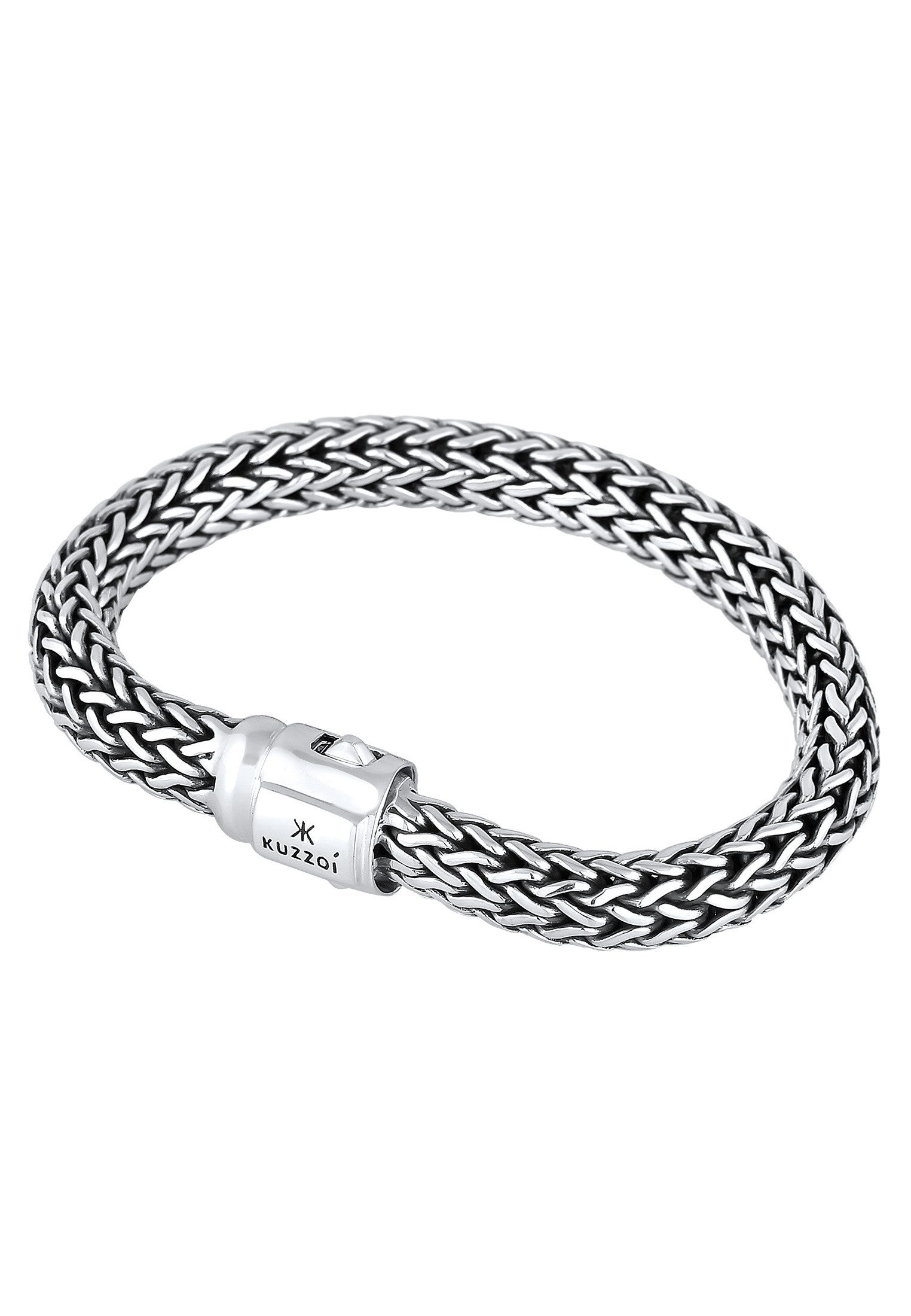Kuzzoi Armband Gliederarmband Basic Cool unisex 925 Silber