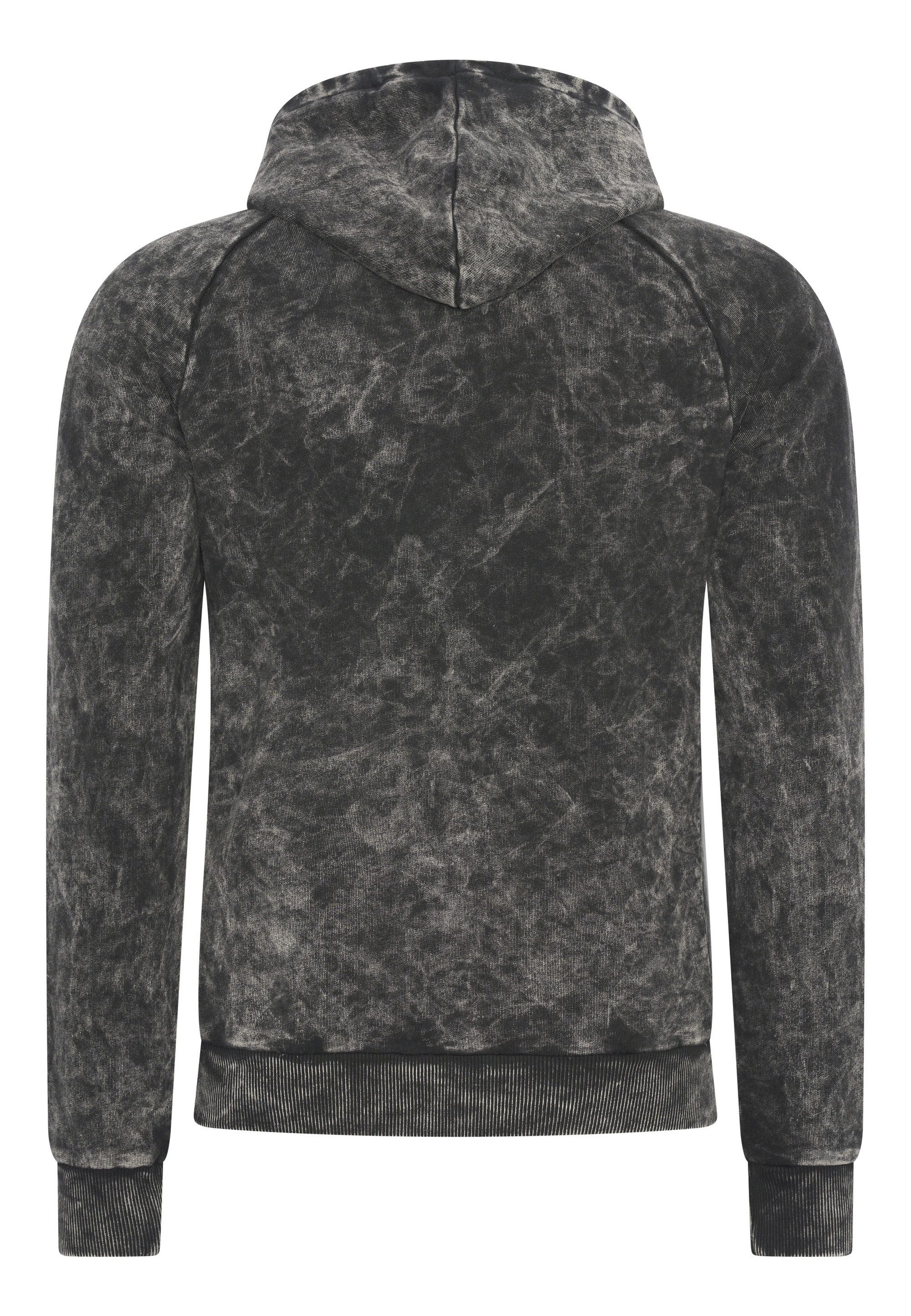 Rusty Neal Kapuzensweatshirt in verwaschenem Design