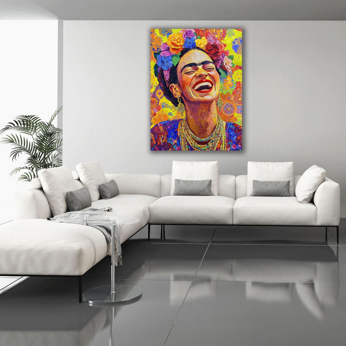 Artedinoi Leinwandbild Frida im Porträt mit günstig online kaufen