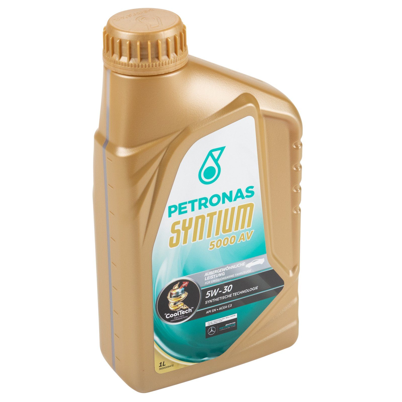 Petronas Motoröl Petronas Syntium 5000 AV Öl 5W30 1L 1 Liter, (1-tlg), ''Fuel Economy''-Eigenschaften