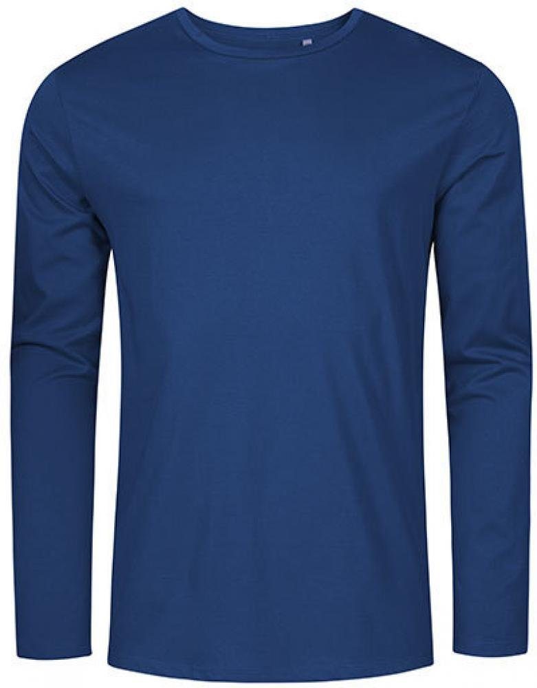 Langarmshirt Herren Roundneck T-Shirt Longsleeve, Gekämmte Baumwolle