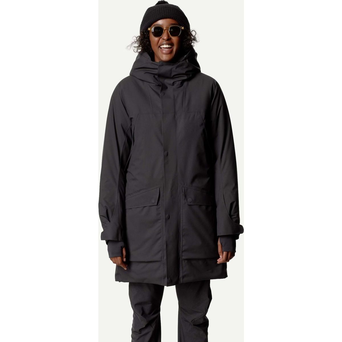 Houdini Outdoorjacke W's Fall in Parka Nachhaltiger Damenparka mit recycelten Materialien, wasserdicht und