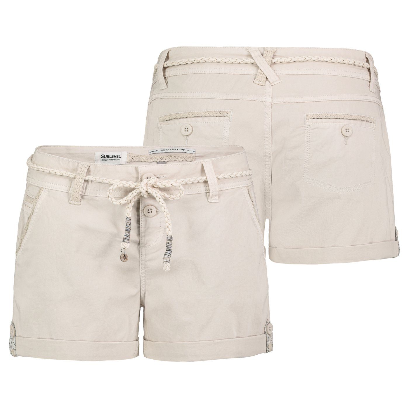SUBLEVEL Bermudas Damen Short Bermuda kurze günstig online kaufen