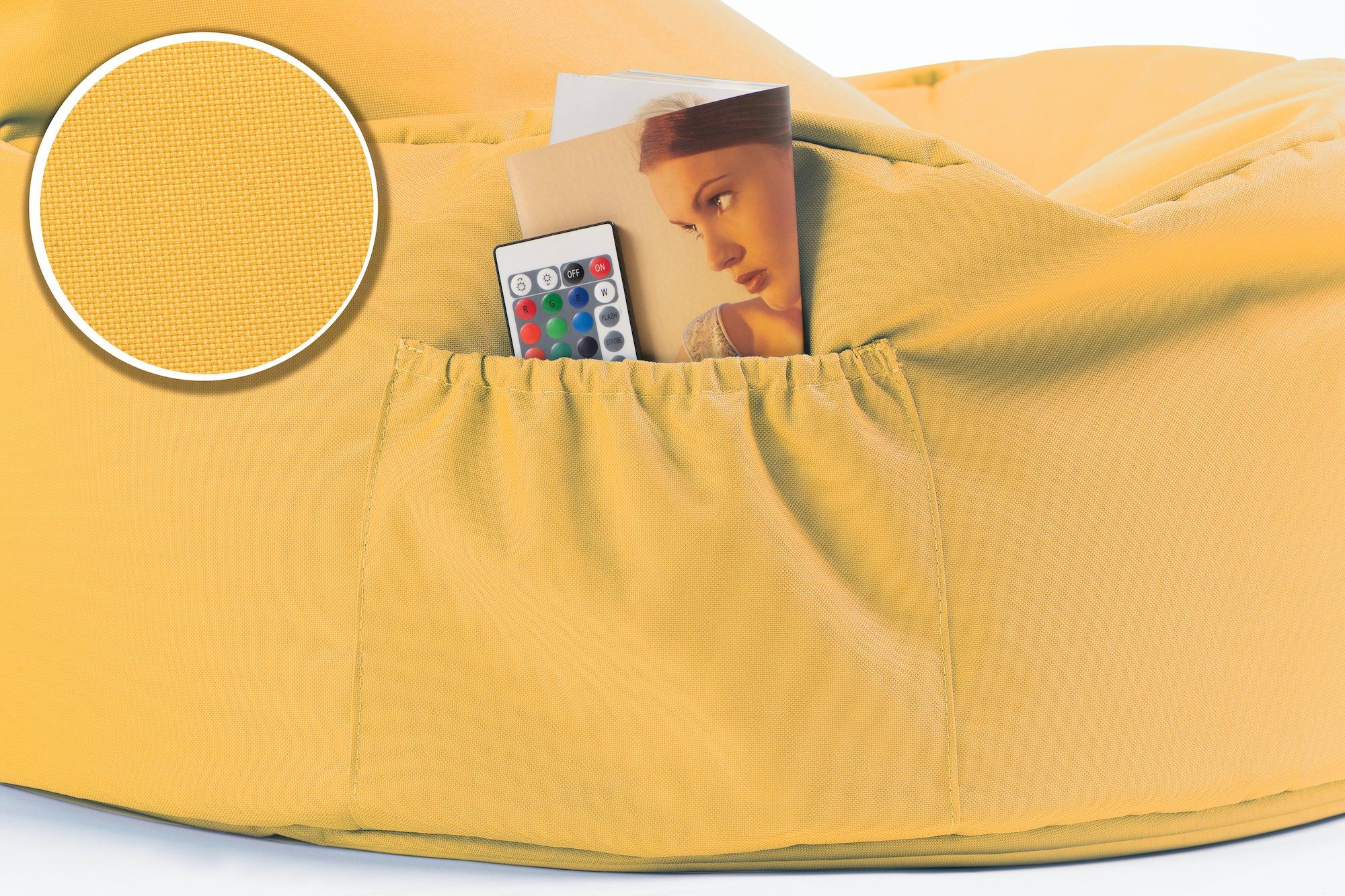 sunnypillow Sitzsack Gaming Sitzsack XXL mit Styropor Füllung für Kinder & Erwachsene