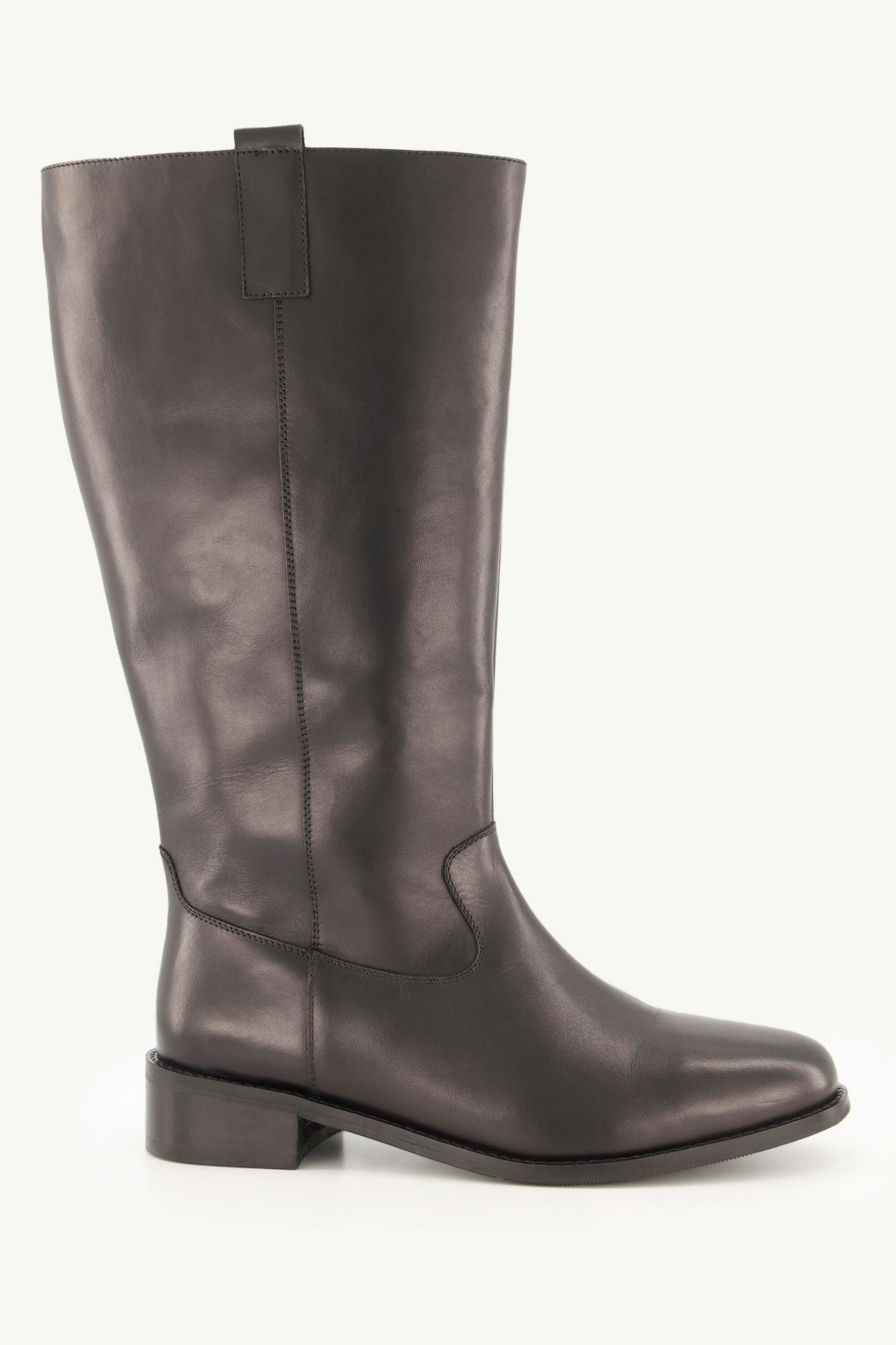 Ulla Popken Lederstiefel XL-Schaft Zipper Weite H Stiefel günstig online kaufen