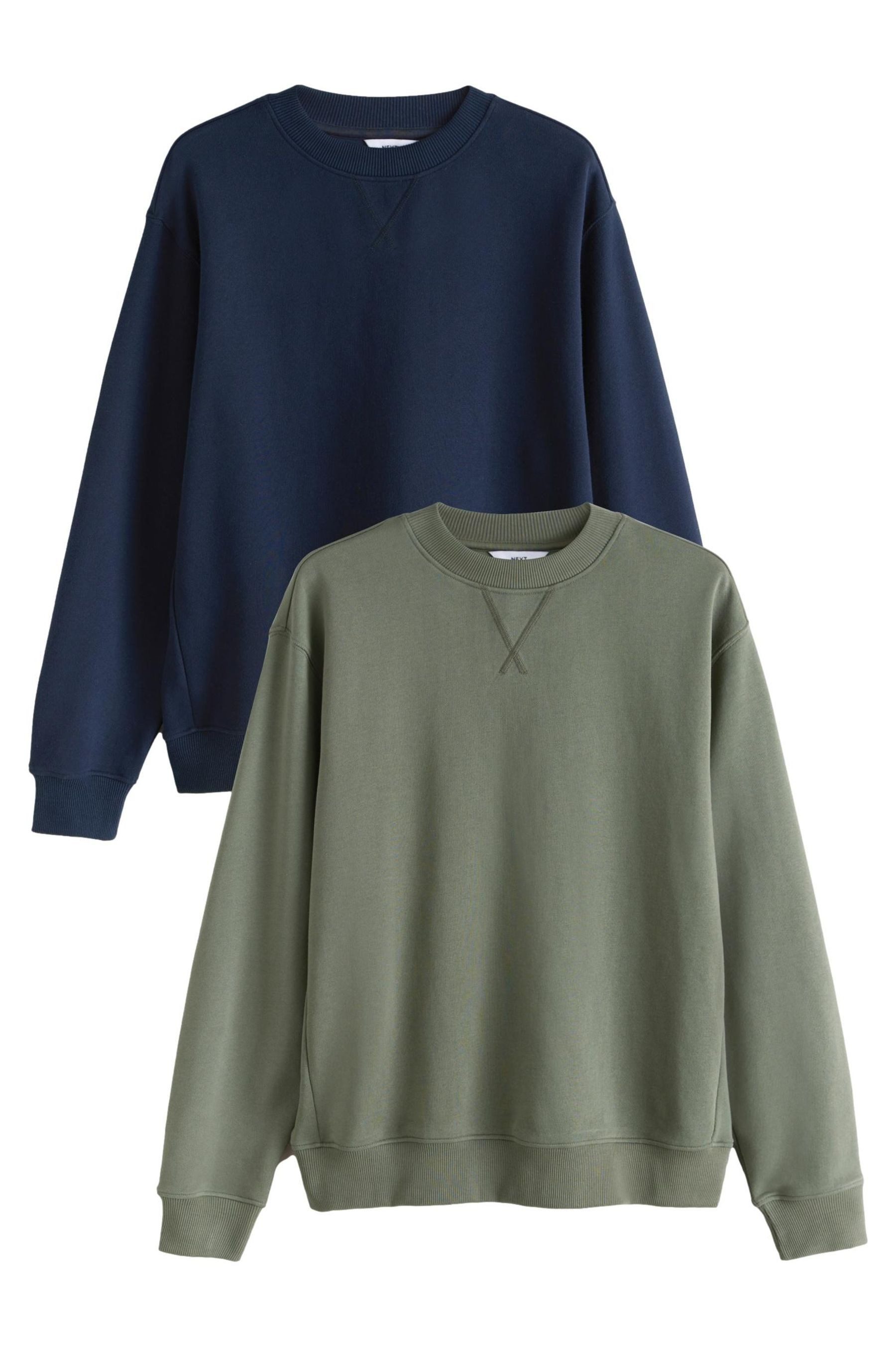 Next Sweater Leichte Jersey-Sweatshirts, 2er-Pack (2-tlg)
