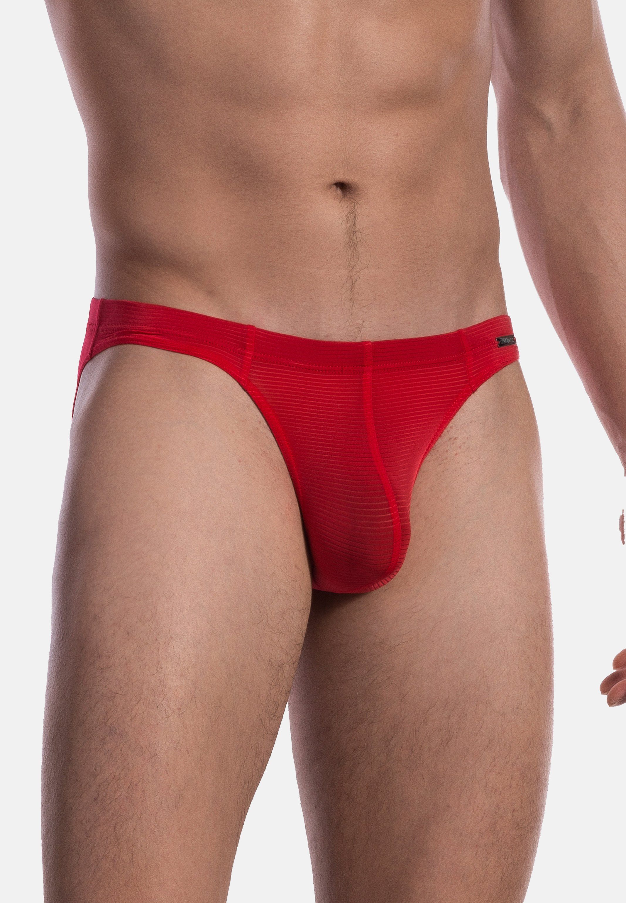 Olaf Benz Slip RED1201 Brazilbrief (1-St) Slip / Unterhose - Ohne Eingriff - Luftige Mikrofaser Schwarz