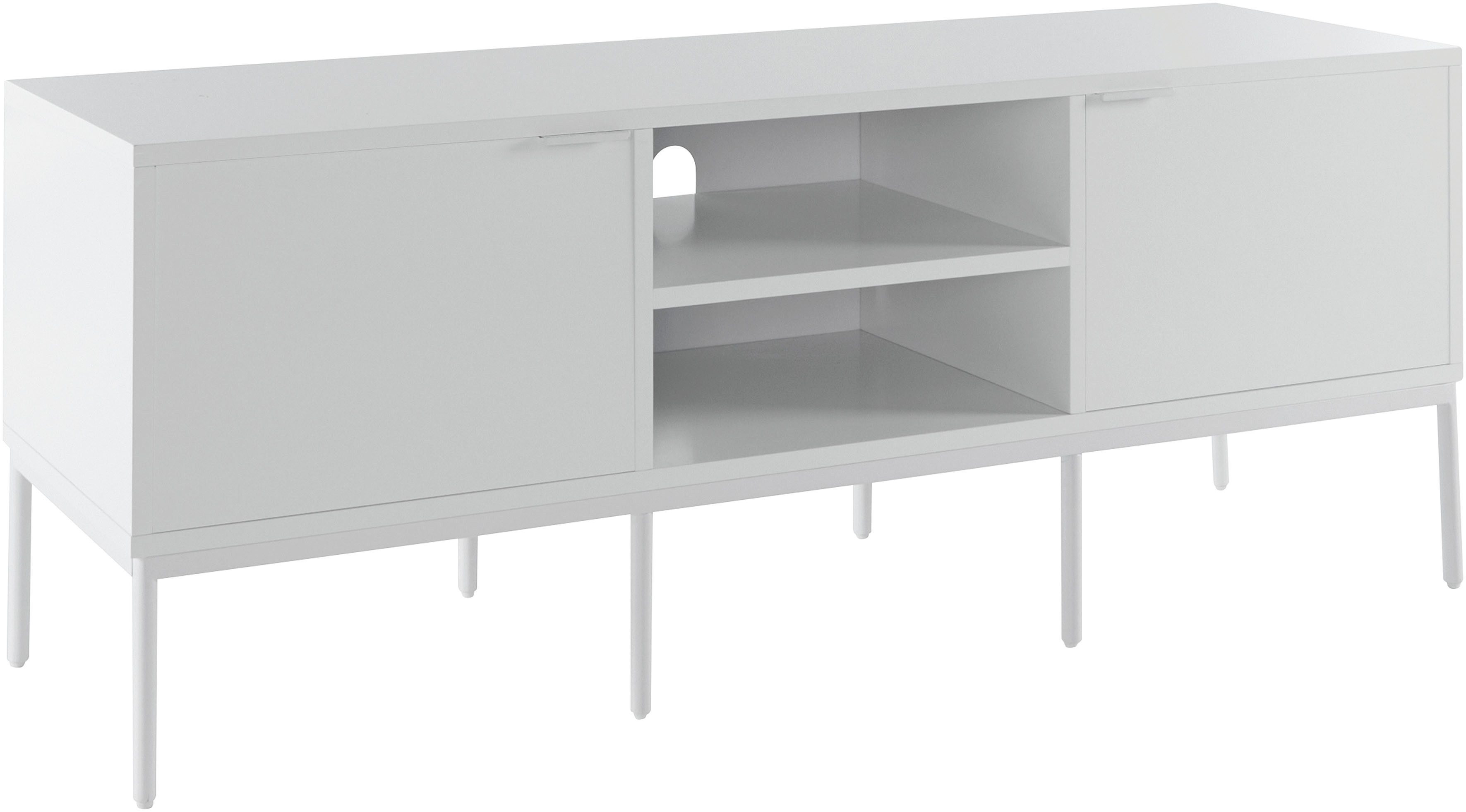 s.Oliver TV-Schrank Kallby (1-St) lackiertes MDF, Kabelmanagement, Soft-Close Funktion, Breite 140 cm