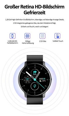 Bothergu Smartwatch, 1.3 touchscreen smart band männer frauen pulsmesser