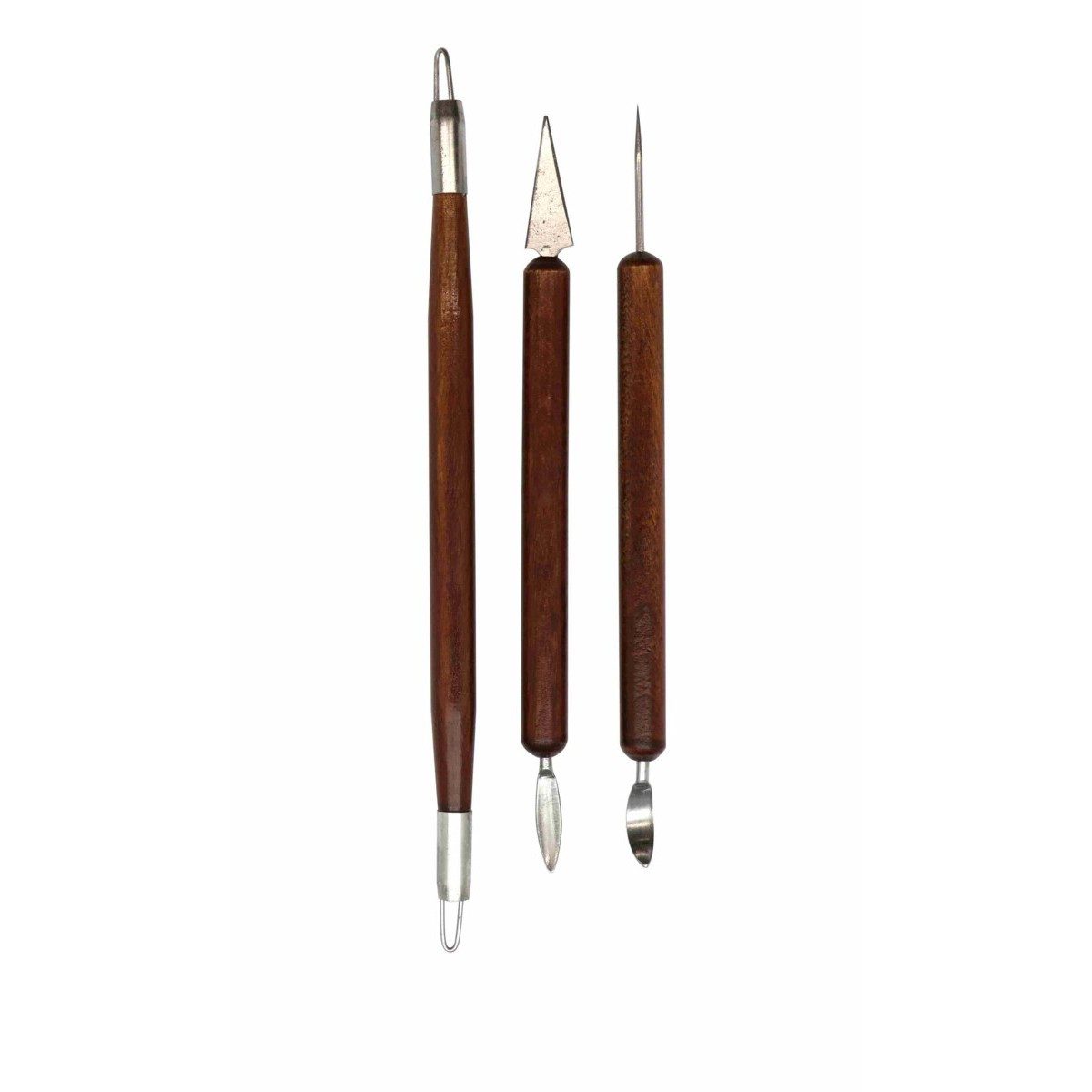 Haba Bastelnaturmaterial GLOREX Gravurwerkzeug mit Holzgriff 3 Teile