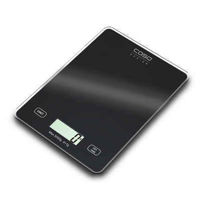 Caso Küchenwaage 3210 Slim, 5 kg, 1g-Einteilung, Tara, Sensor-Touch, automatische Abschaltung