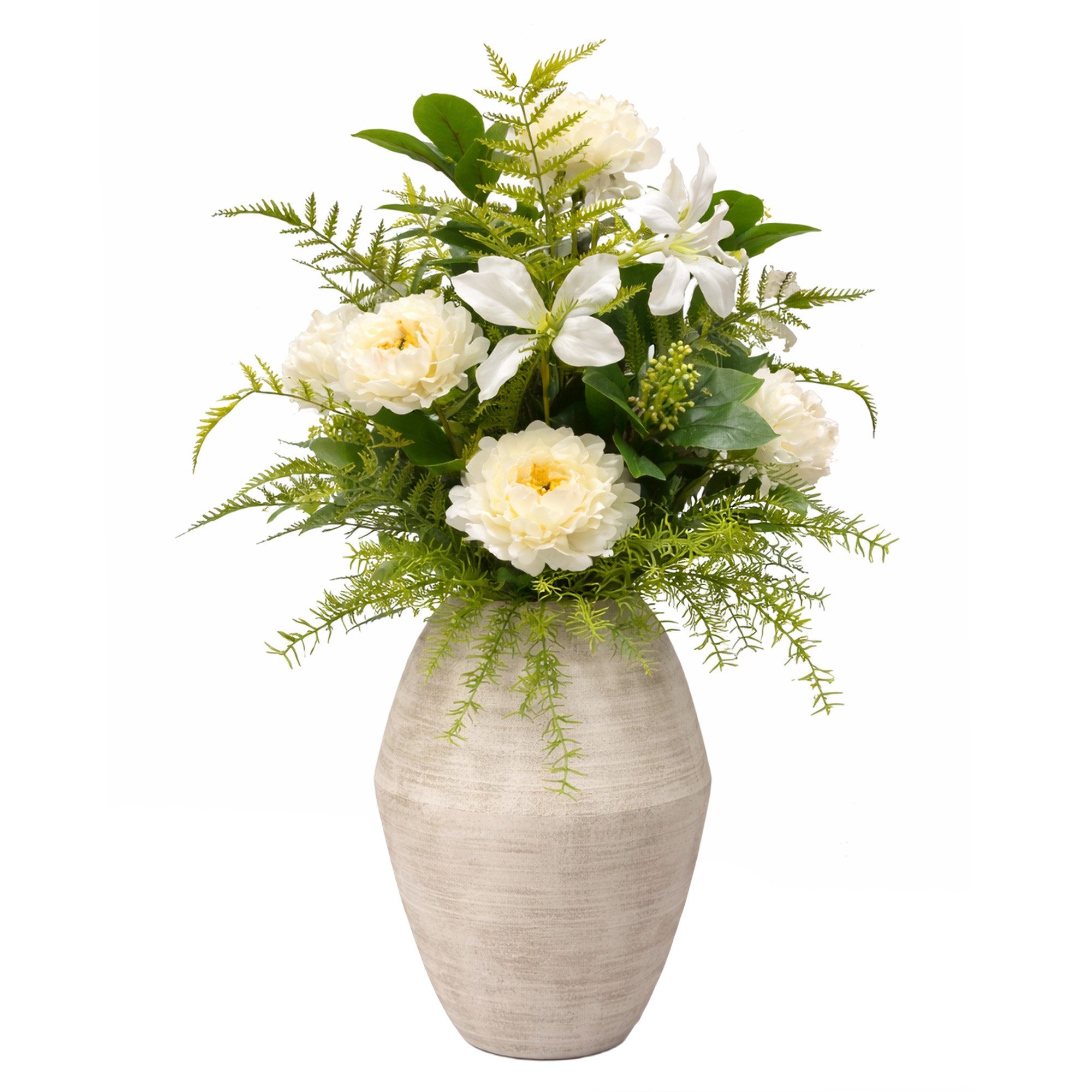 Kunstpflanze Kunstblume mit Vase Blumengesteck, UNUS HOME, Höhe 84 cm, Kunstpflanze, Deko, Wohndekoration