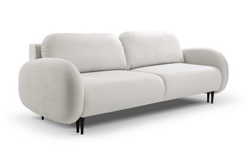 MOEBLO Sofa Puch, mit Schlaffunktion mit Bettkasten Couch Polstermöbel Sitzmöbel Wohnzimmermöbel 3-Sitzer-Sofa Stoffsofa, mit Relaxfunktion, (BxHxT):232x95x109 cm