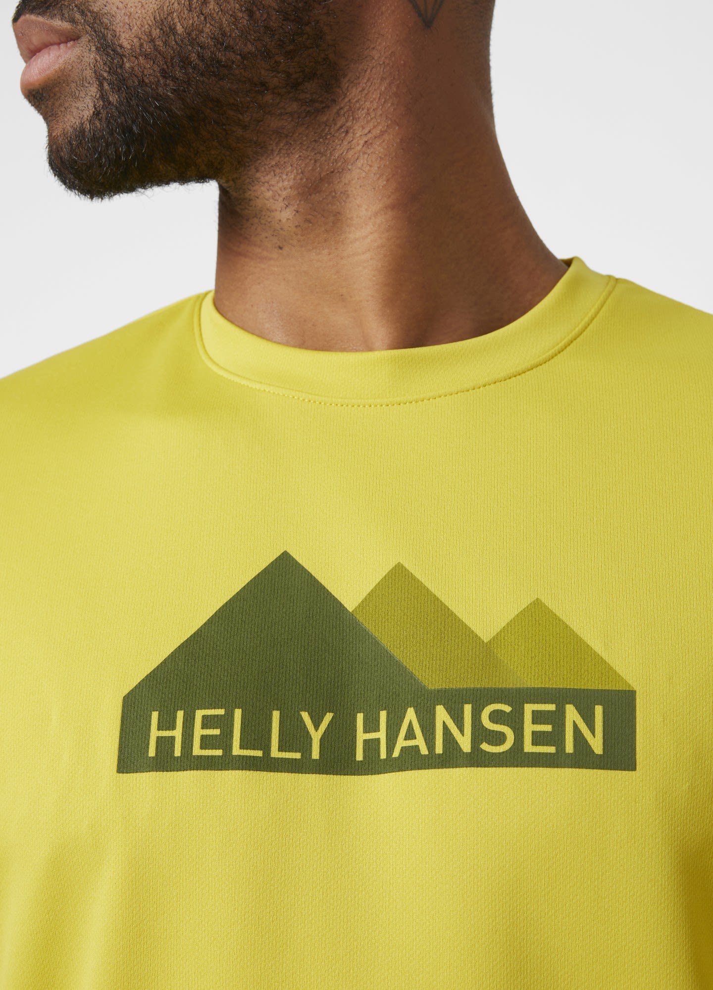Helly Tech Helly Warm Hansen Hansen Hh Graphic Green T-Shirt M T-shirt Herren