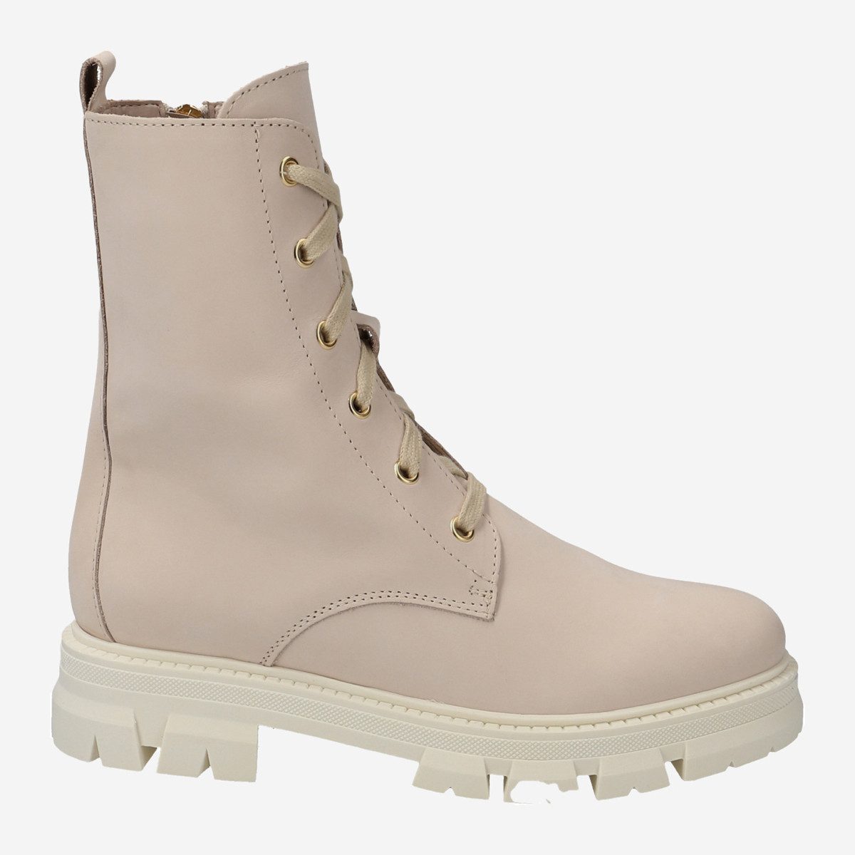 Lüke Schuhe LIVIA BEIGE, Boots in Beige für Damen Stiefel