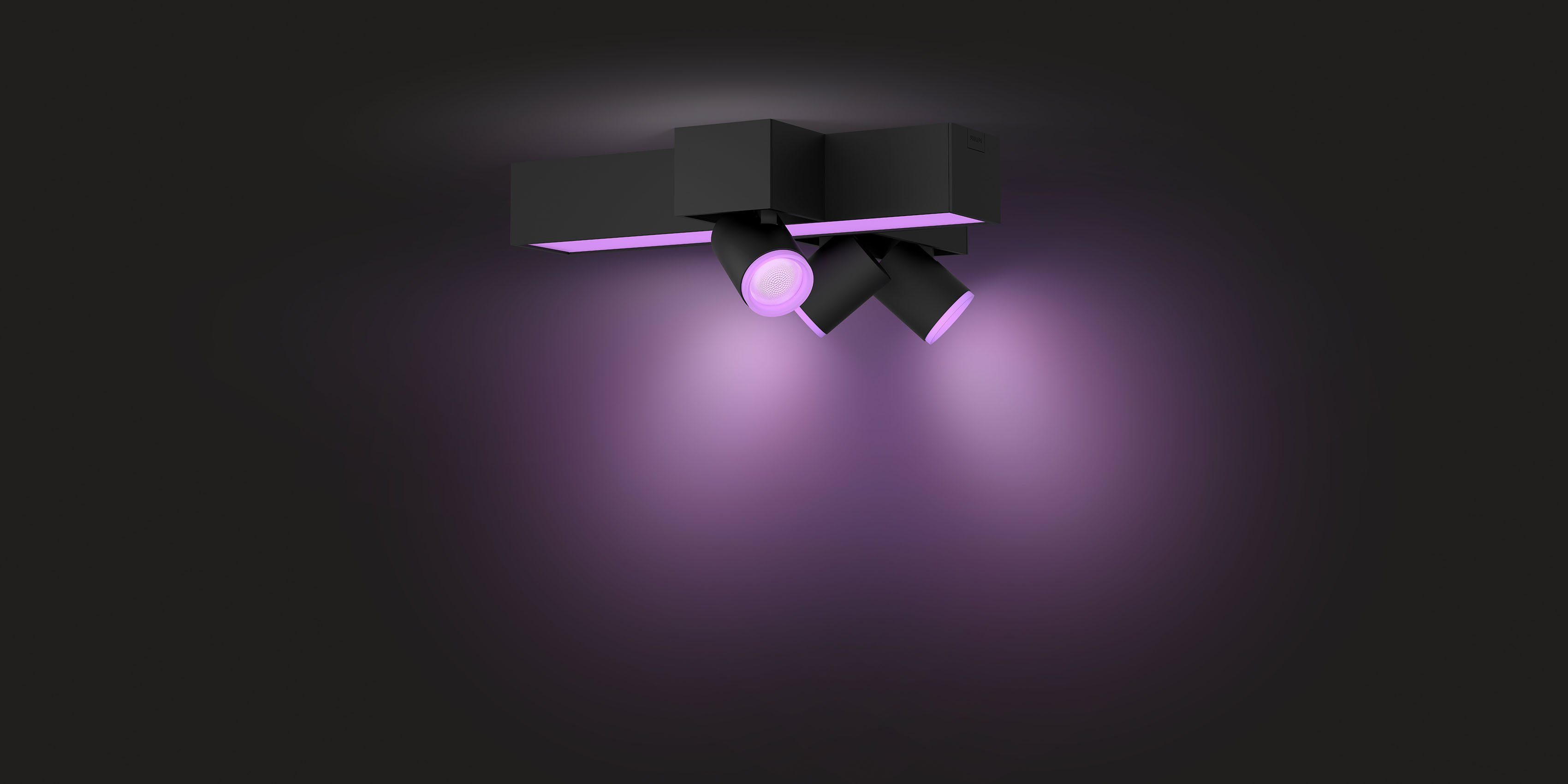 Philips Hue Lampeneinstellungen Lampen Deckenspot LED Individ. LED mit einzeln Hue wechselbar, App, anpassbar Centris, der Farbwechsler