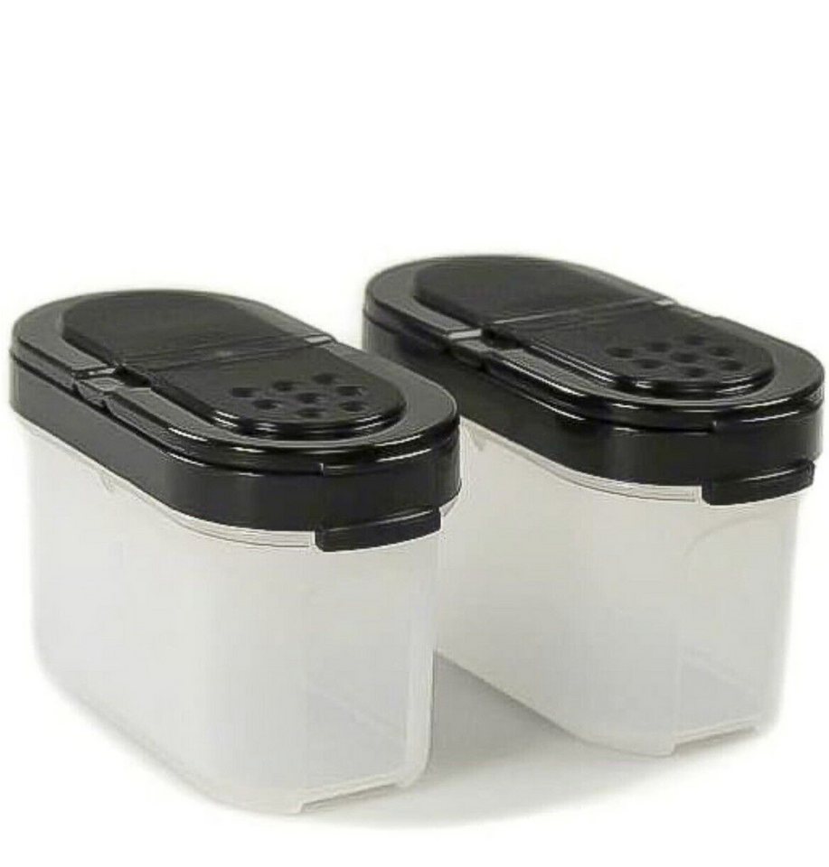 TUPPERWARE Gewürzbehälter Tupperware Gewürz-Zwerge 120 ml schwarz (2)