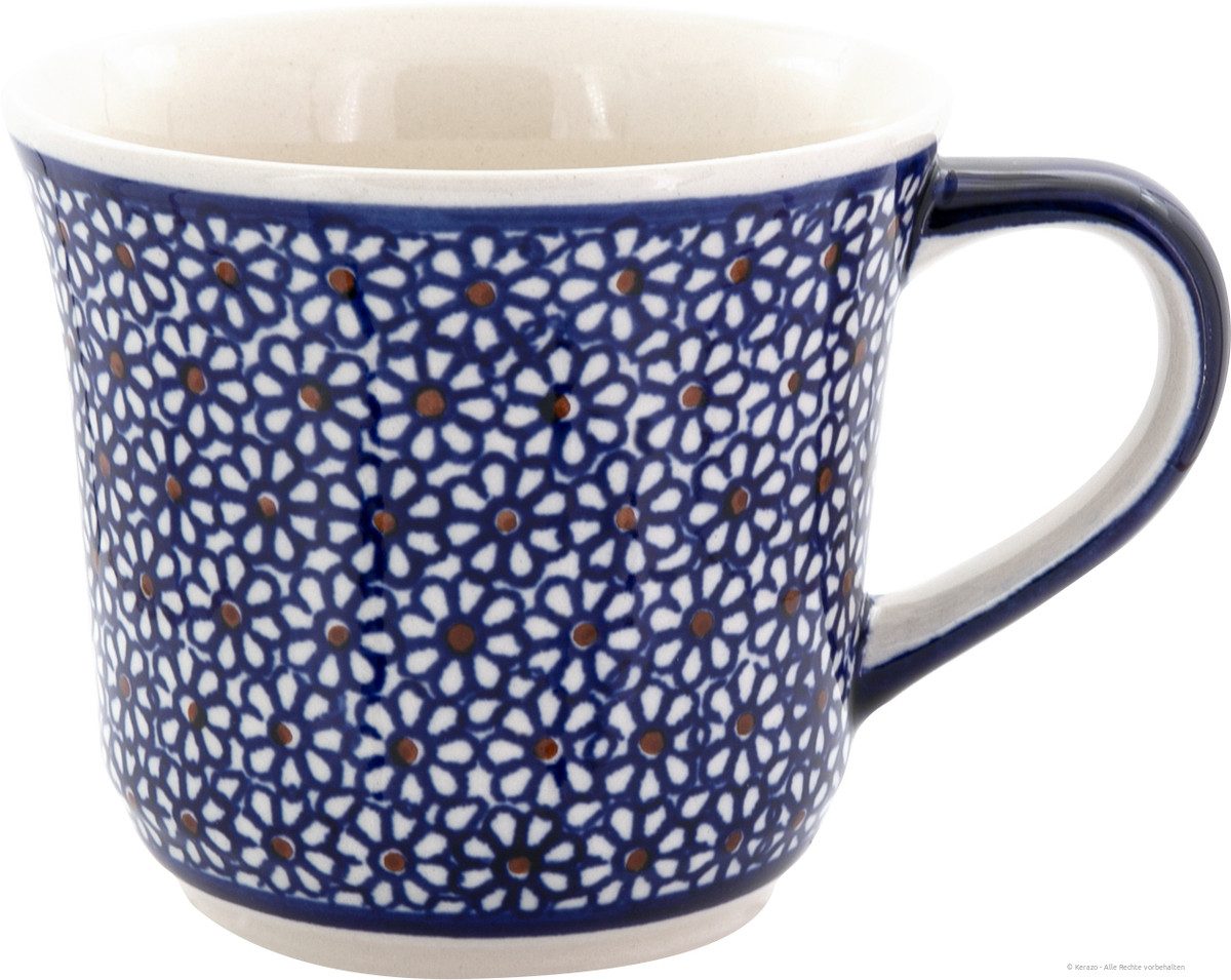 Bunzlauer Keramik Becher Bunzlauer Keramik 500ml Becher Ø11,2cm konisch, sanft gewölbt Dek 120, Keramik