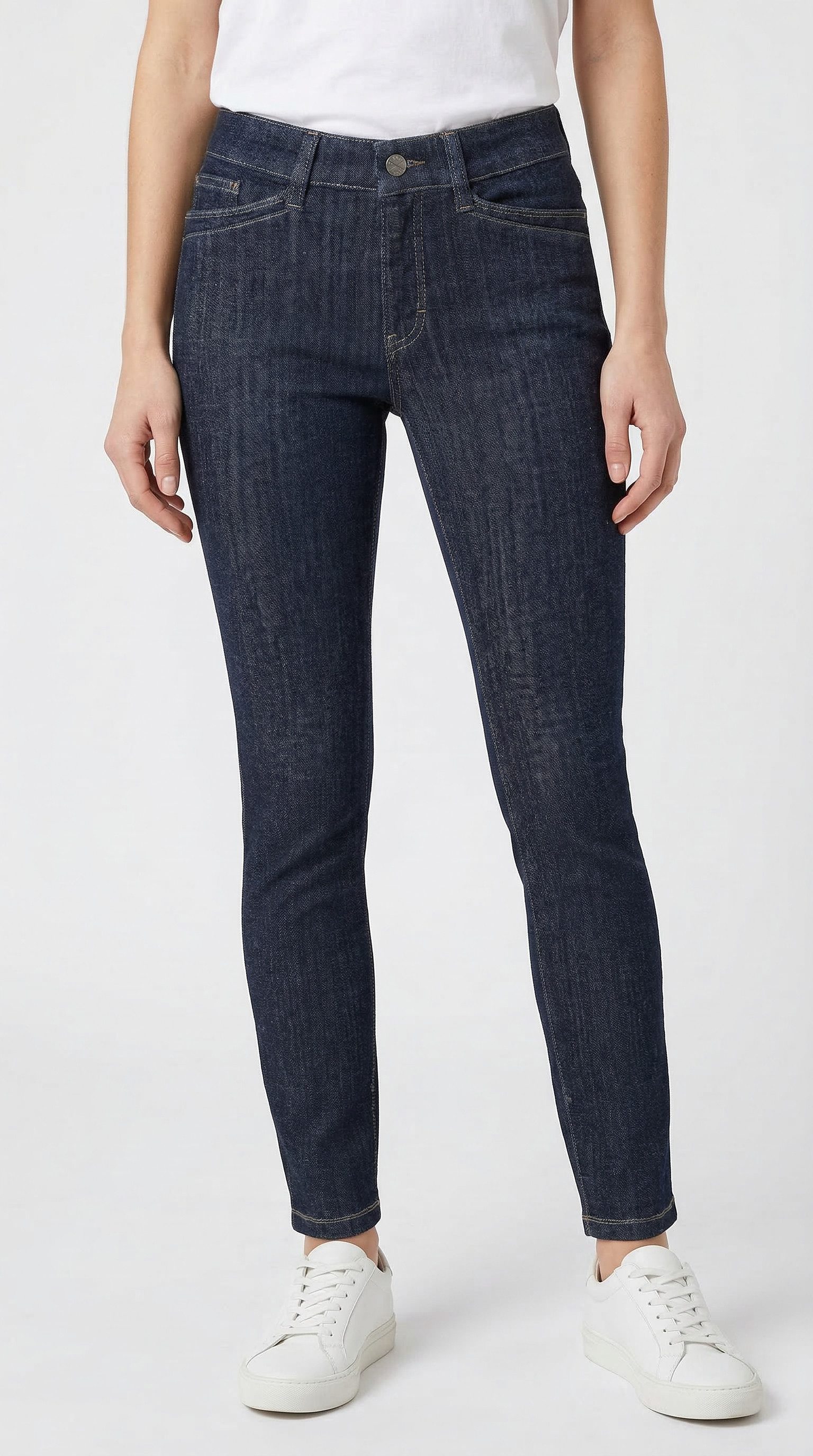 MAC Skinny-fit-Jeans DREAM SKINNY mit aufwendig gearbeiteten Details an den Taschen