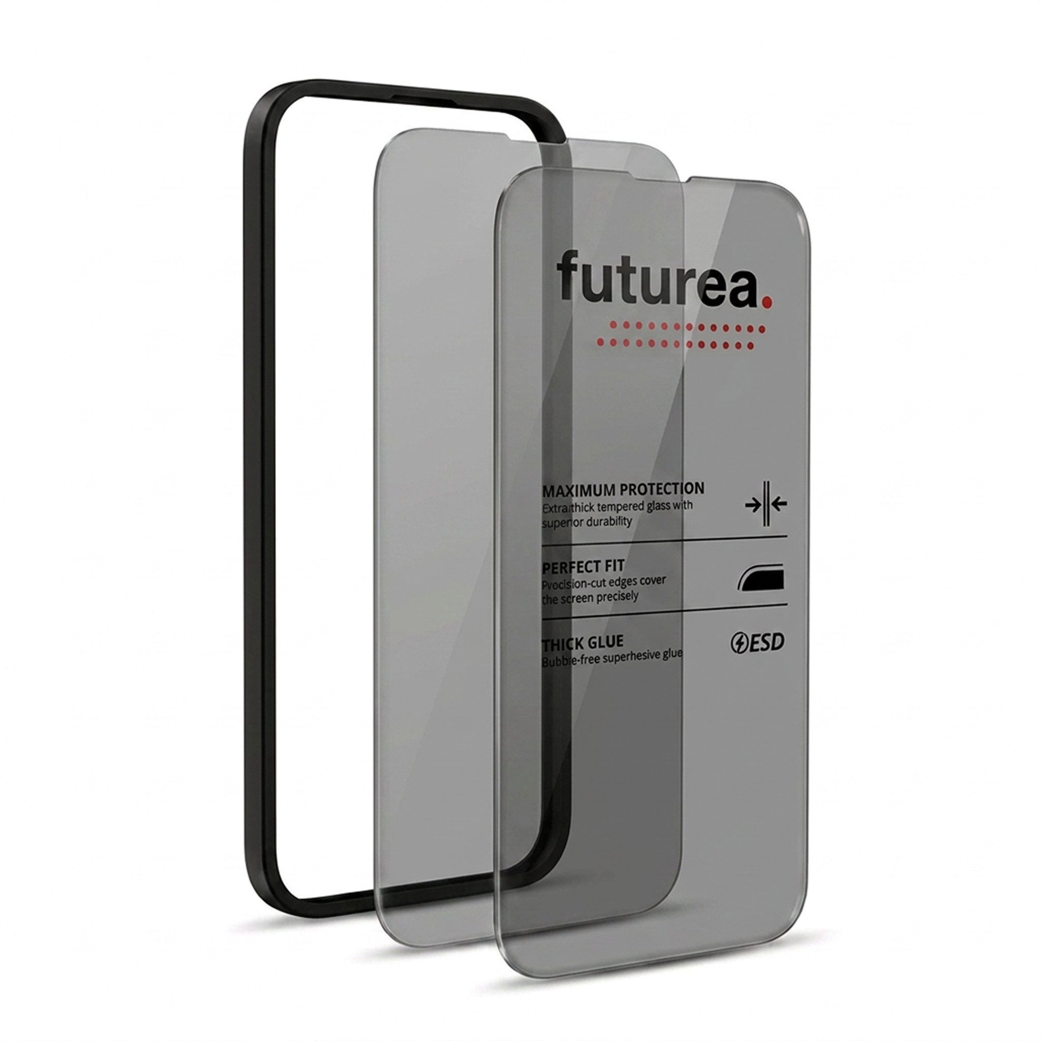 Futurea Displayschutzglas 2er Set Sichtschutz Anti-Spy Privacy für Apple iPhone 18 Pro & Pro Max für iPhone 18 Pro, Set, 2 Stück, Blickschutz auch kompatibel fü – Bild 2 von 4