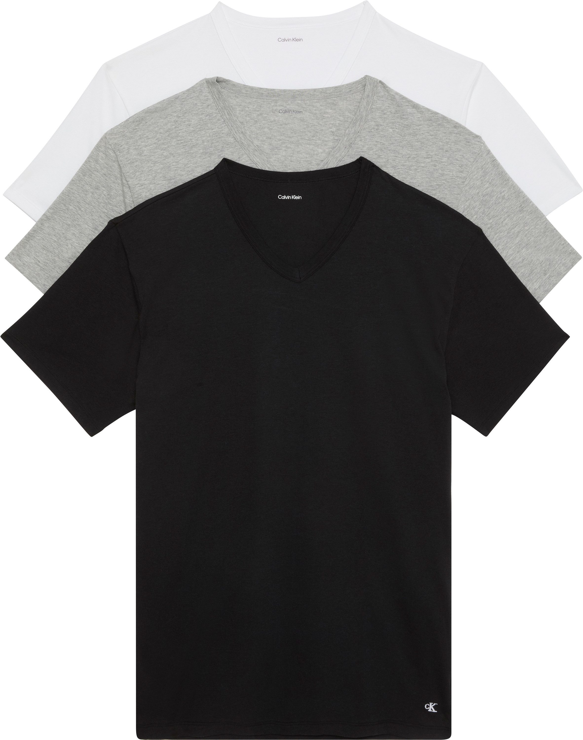 Calvin Klein Underwear T-Shirt (Packung, 3-tlg., 3er-Pack) mit Logo am Saum