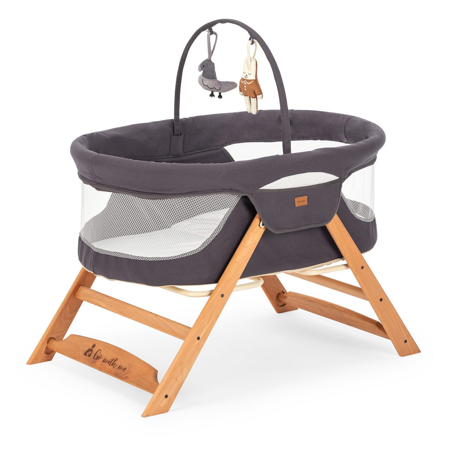 Babybett 100% WOODEN, 103 x 57 cm G1311