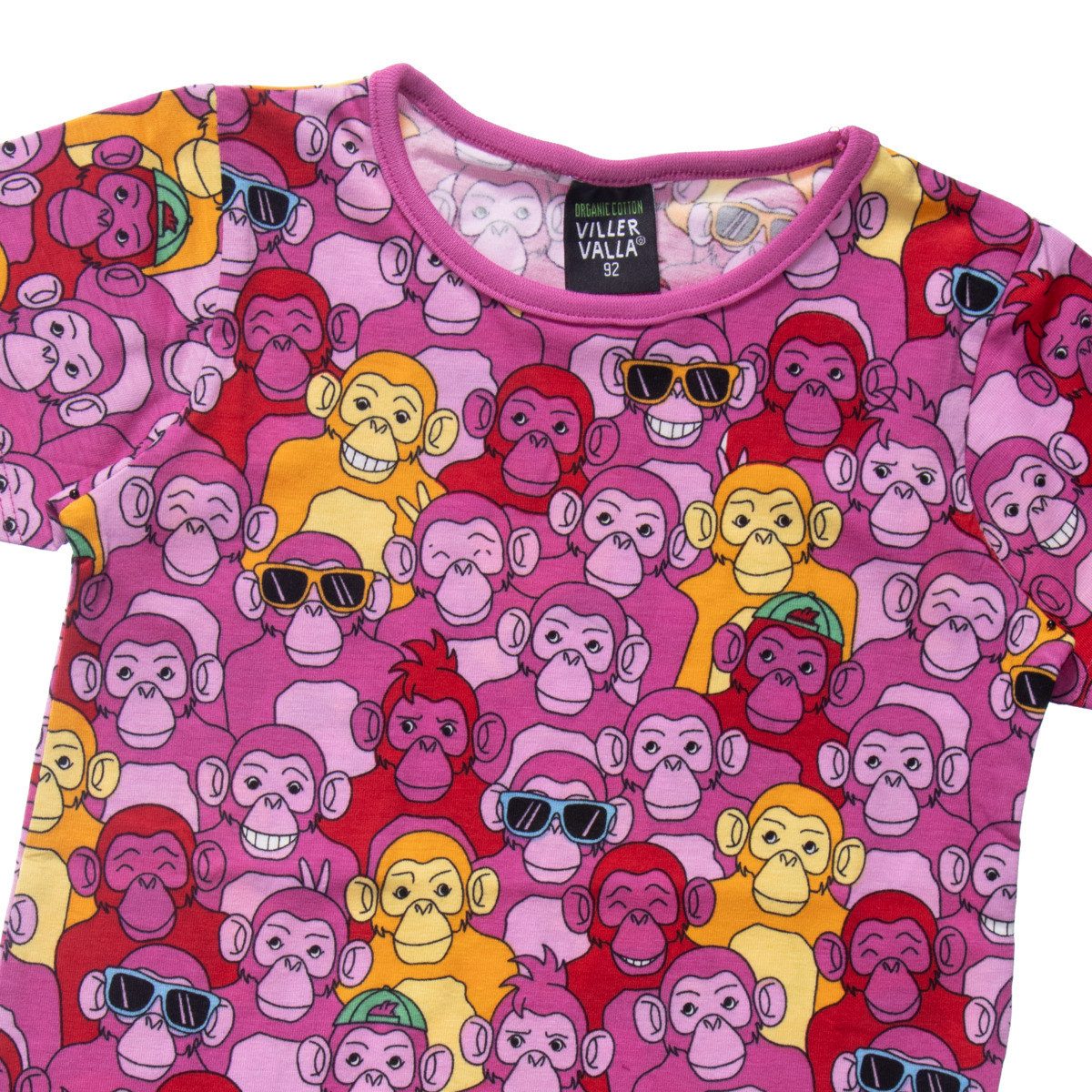 Villervalla T-Shirt 0079MMA Unisex Kinder (1-tlg) Shirt, Oberteil, Leibchen, Funktionsshirt, Shortsleeve Shirt