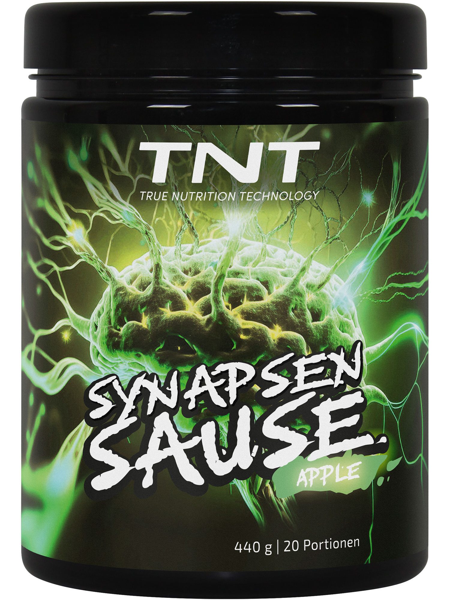 TNT (True Nutrition Technology) Synapsensause - Pre-Workout-Booster mit Koffein, Guarana + Citrulline Pulver