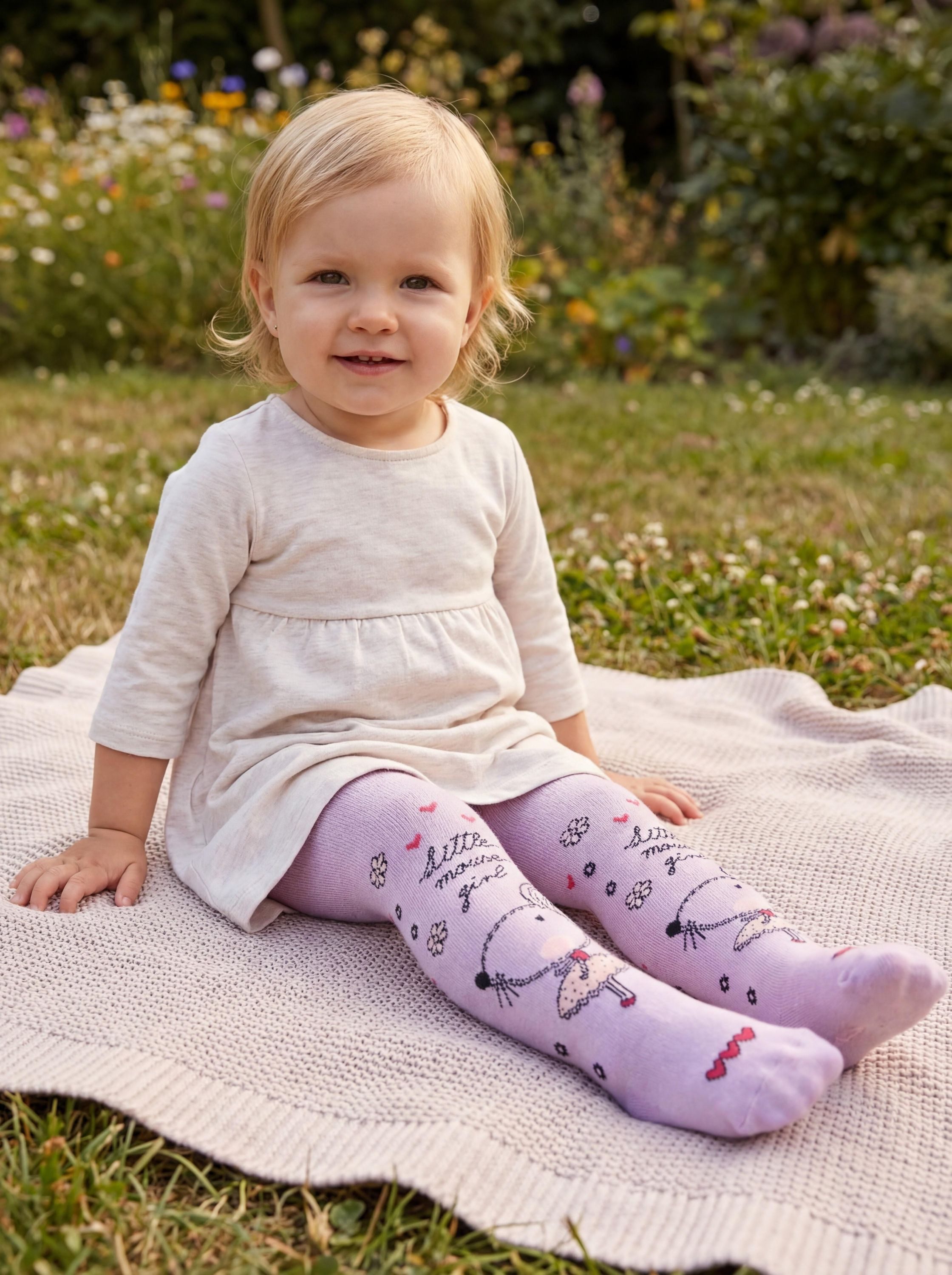TupTam Strickstrumpfhose TupTam Mädchen Strickstrumpfhosen Bunt Gemustert 6er Pack – Bild 4 von 5