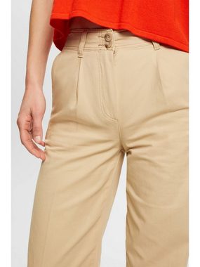 Esprit Stoffhose Chino mit weitem Bein