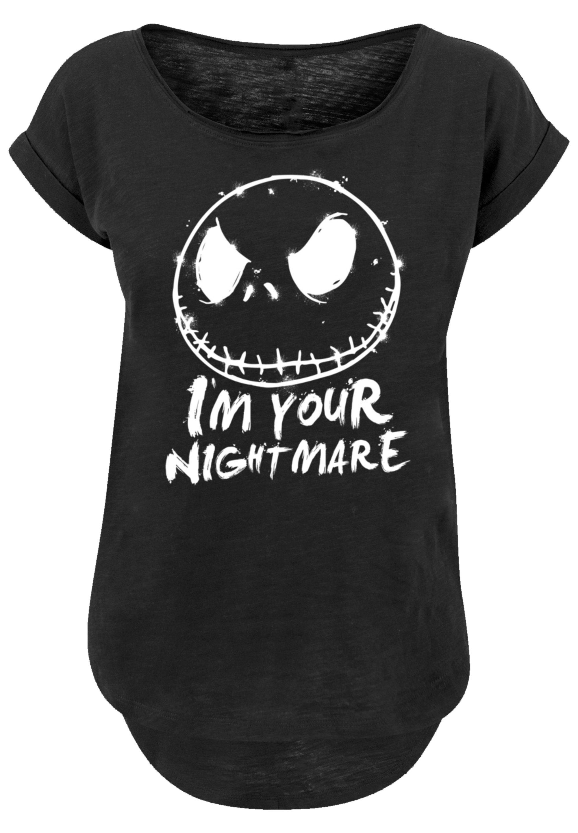 F4NT4STIC T-Shirt Qualität Nightmare Christmas Nightmare Splatter Before Premium Disney