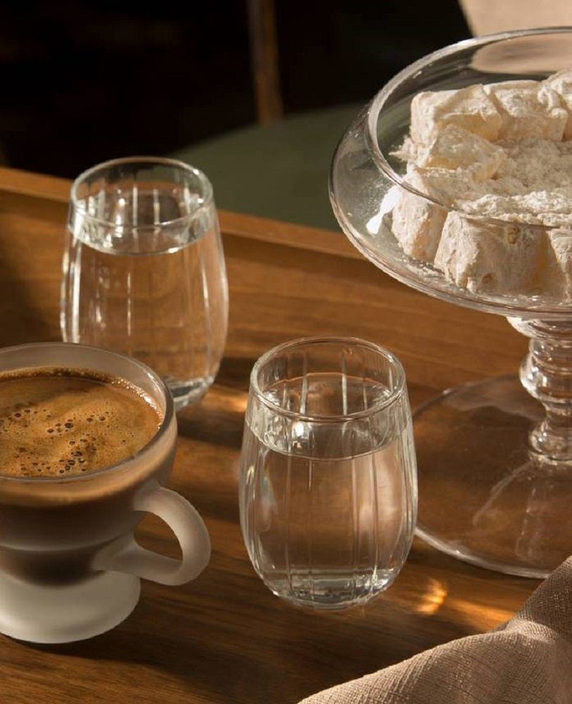 Pasabahce Glas 420212 Wassergläser zum Mokka 115 ml 6er Set Likörgläser/Espressoglas, 6-tlg.