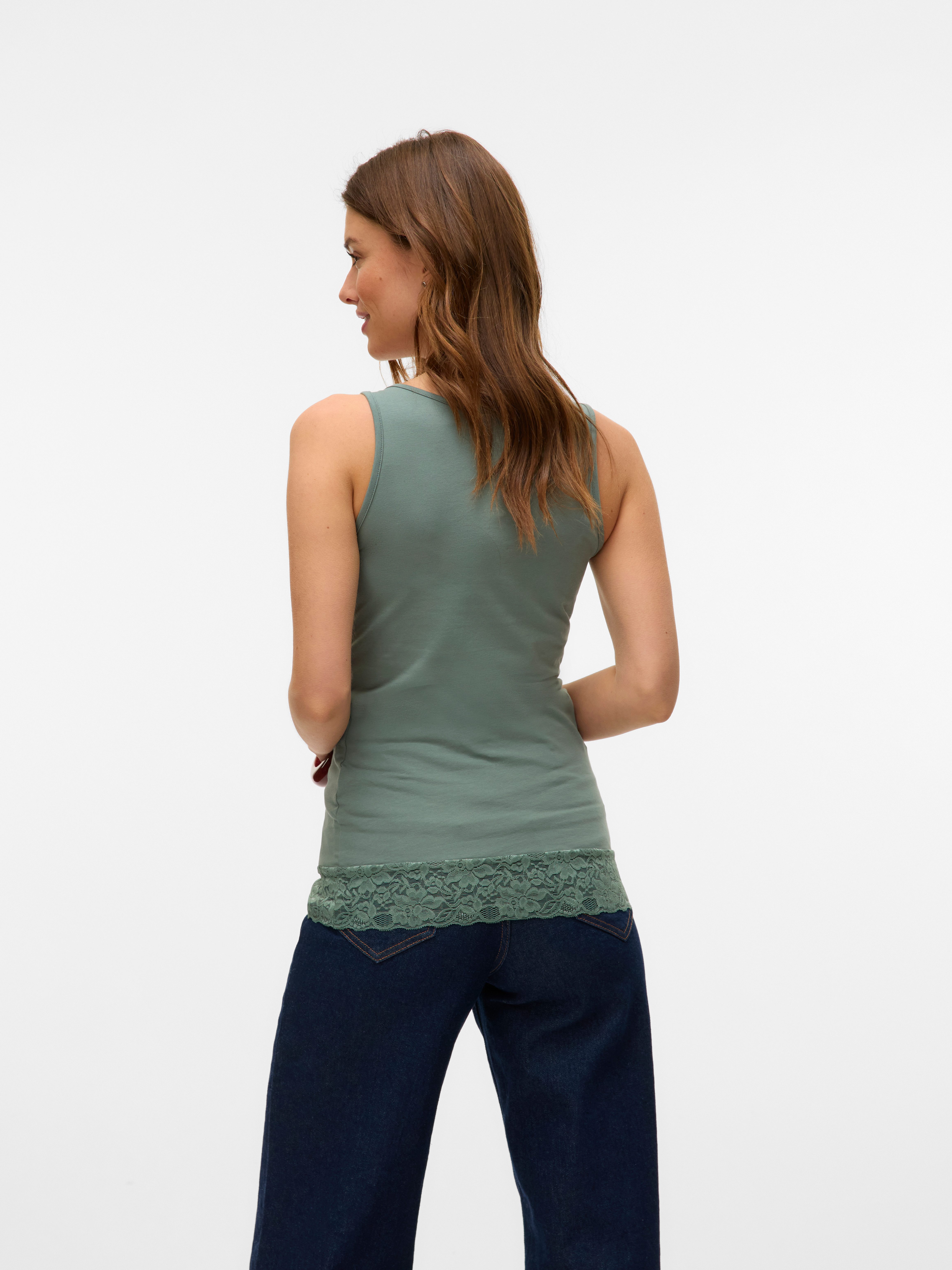 Vero Moda Tanktop VMMAXI MY LACE LONG TANK JRS NOOS