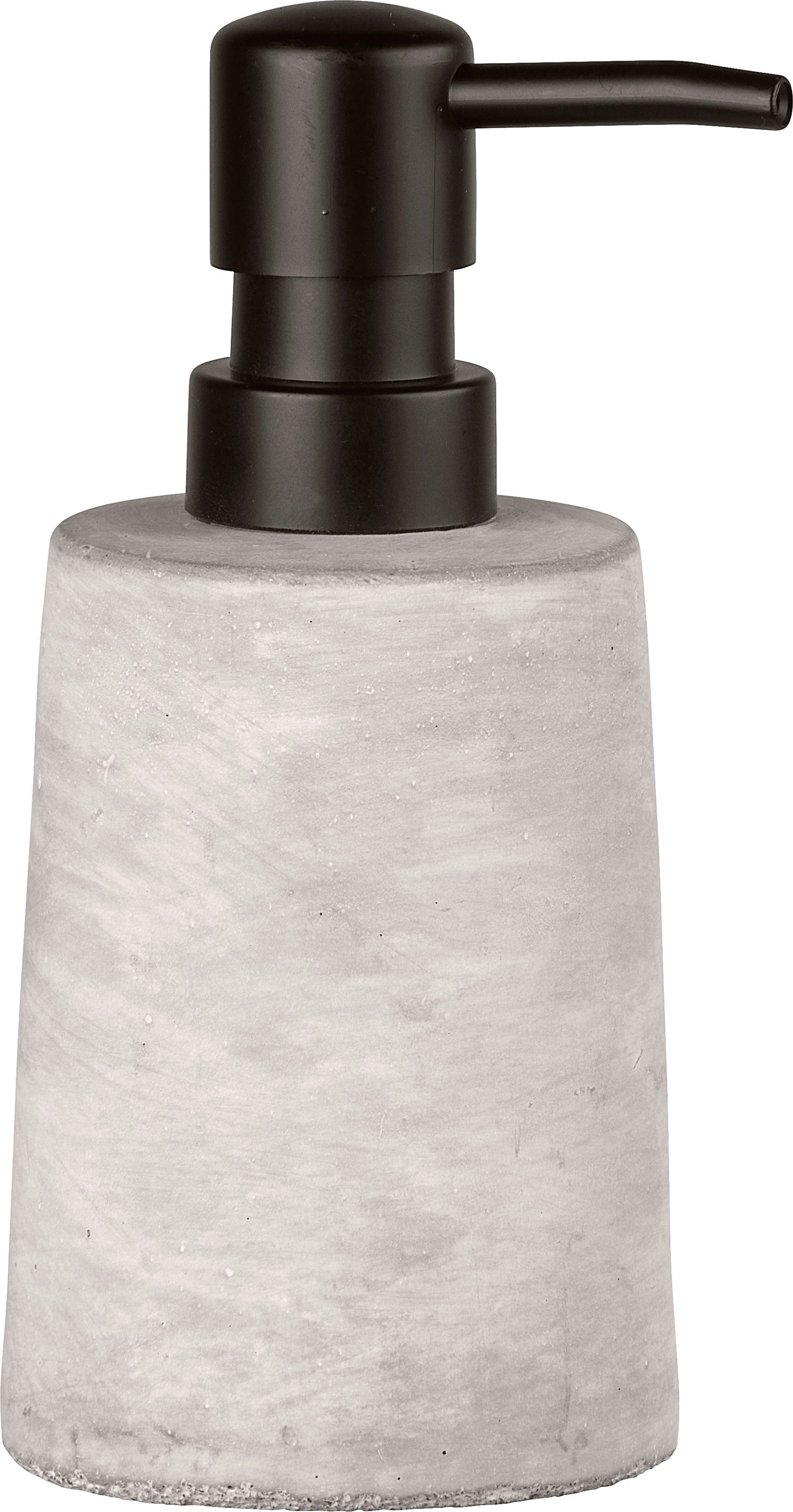 WENKO Seifenspender Villena, (1-tlg), Beton, 150 ml