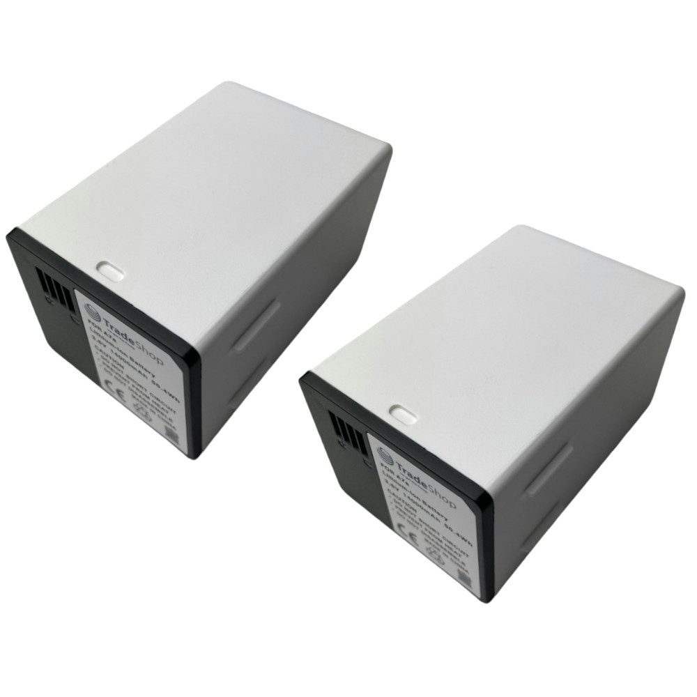 Trade-Shop 2x Akku passend für Arlo Go 2, VML2030, FB1001, A-14 Kamera-Akku Li-Ion 14000 mAh (3,6 V)