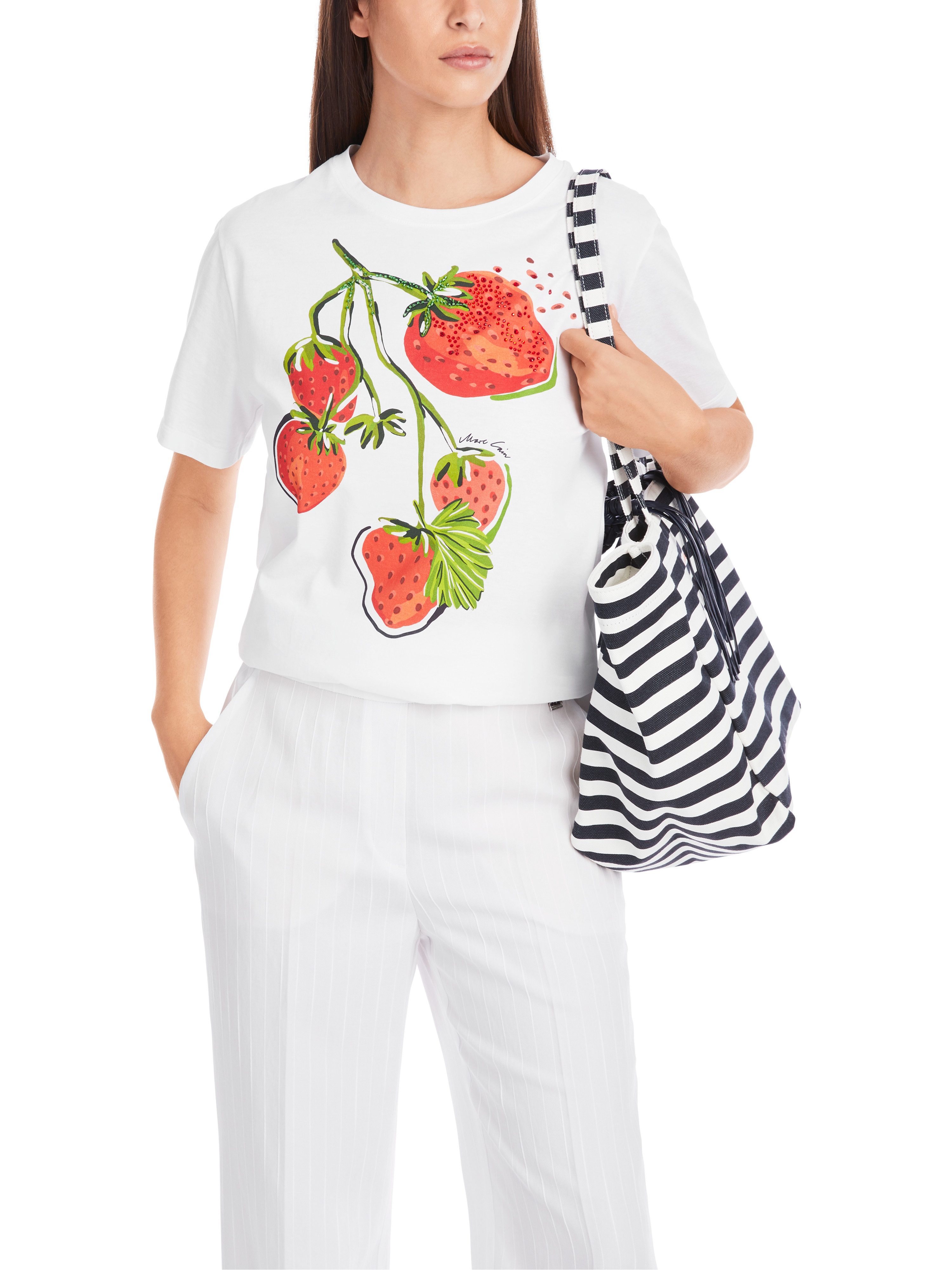Marc Cain T-Shirt "Summer Flash Strawberry" günstig online kaufen