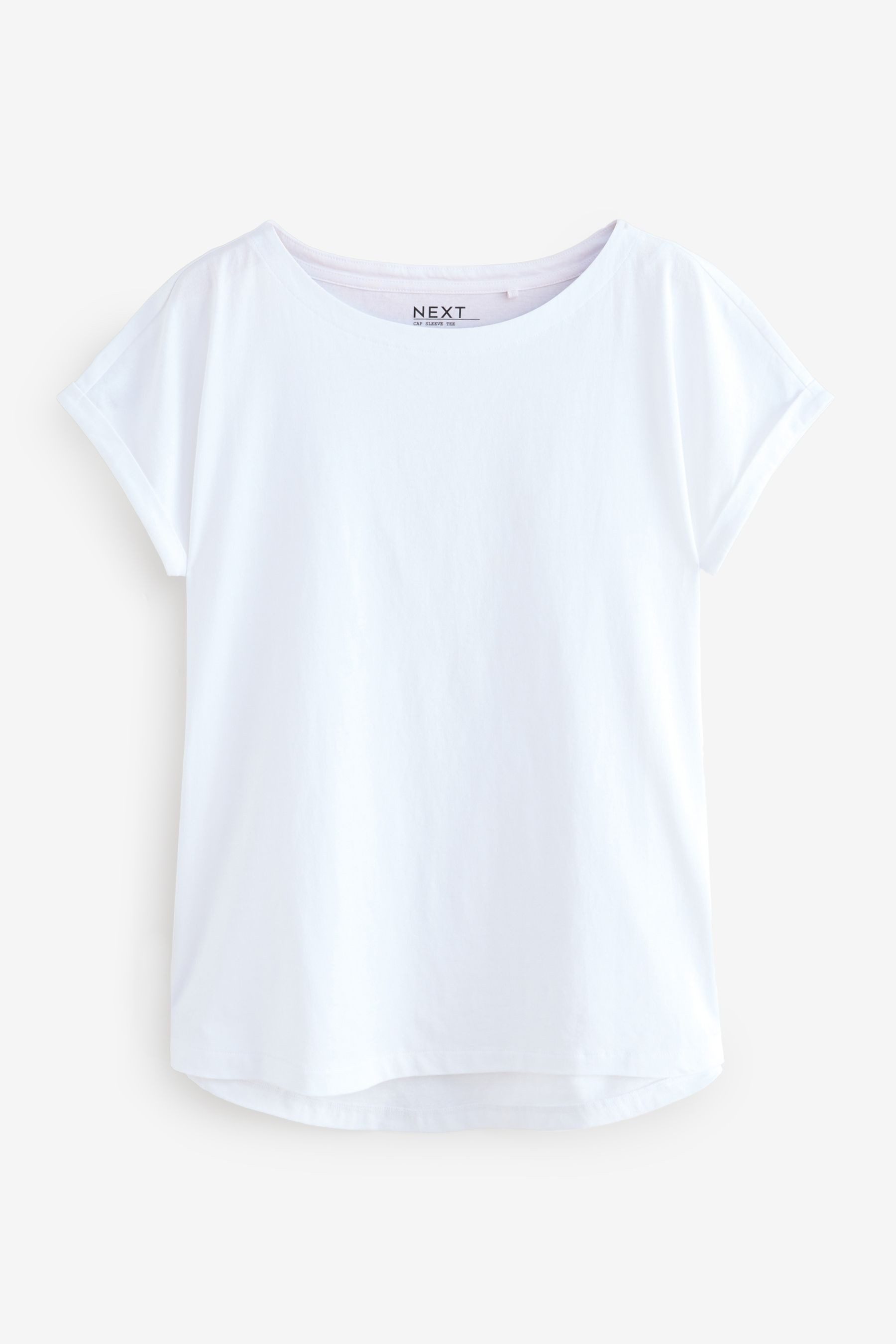 T-Shirt 7er-Pack T-Shirts mit überschnittenen Schultern
