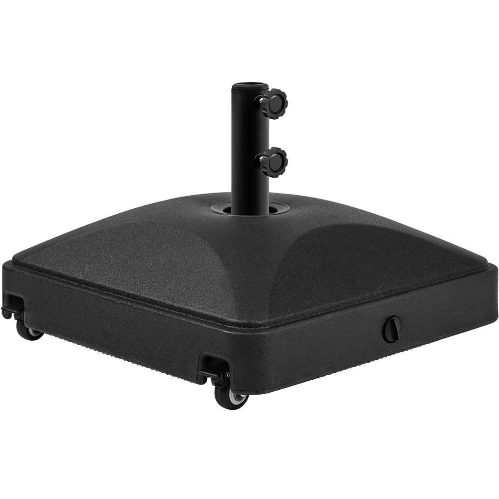 Yaheetech Schirmständer Sonnenschirmständer auf Rollen mit Sand/Wasser Befüllbar, ø56 cm Stabile Schirmbasis für Schirmstangen von 38/48 mm