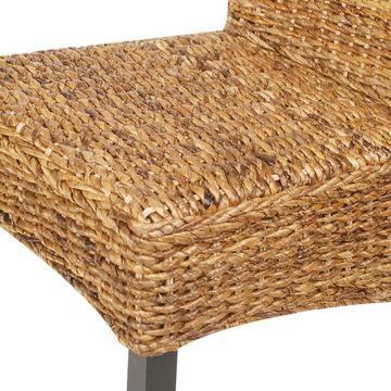 vidaXL Esszimmerstuhl Esszimmerstühle 2 Stk. Abaca und Mango Massivholz (2 St)