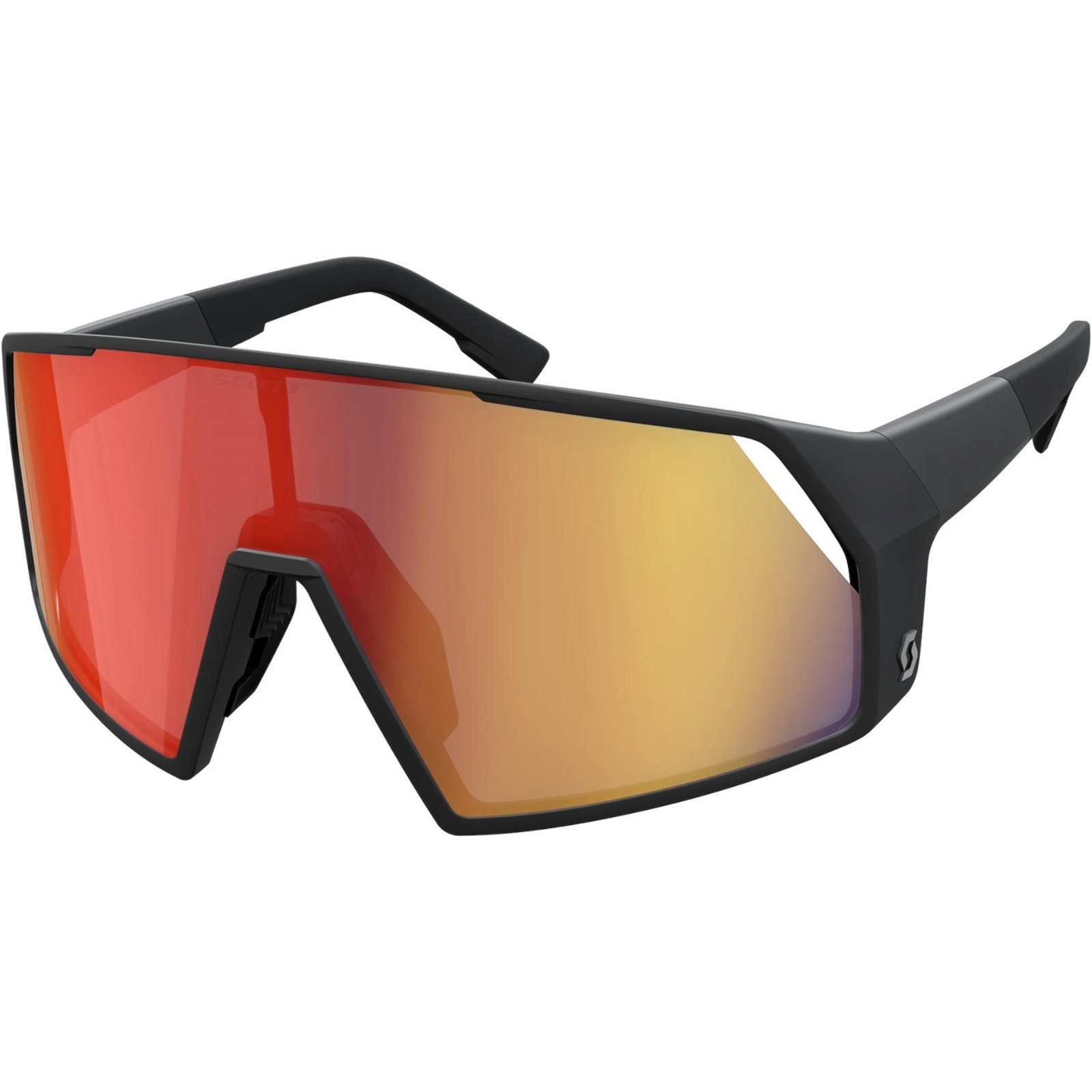 Scott Fahrradbrille Schwarz - Rot Chrome