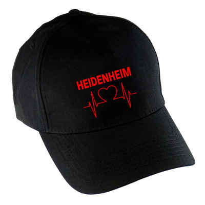 multifanshop Baseball Cap Heidenheim - Herzschlag - Mütze