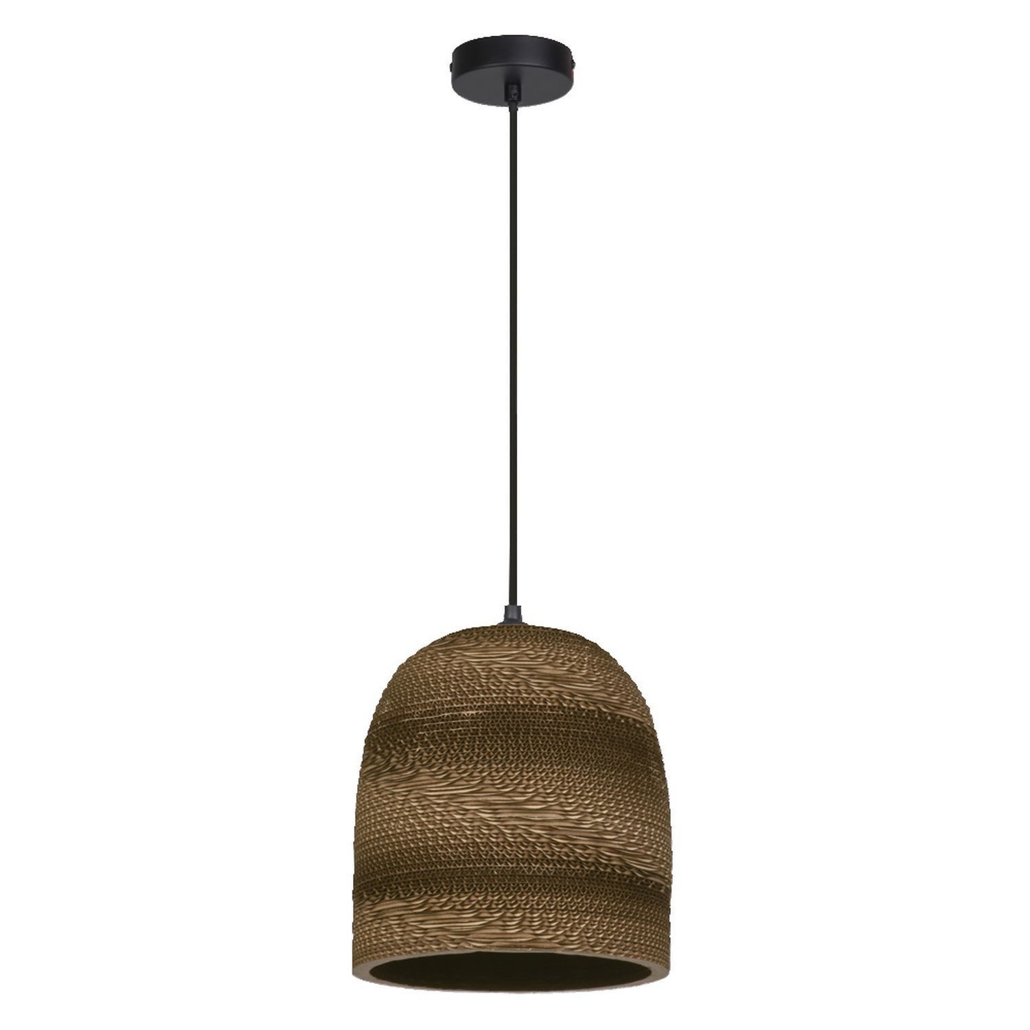 Licht-Erlebnisse Pendelleuchte GERA, ohne Leuchtmittel, E27 rund Ø 25 cm H: max. 134 cm Modern