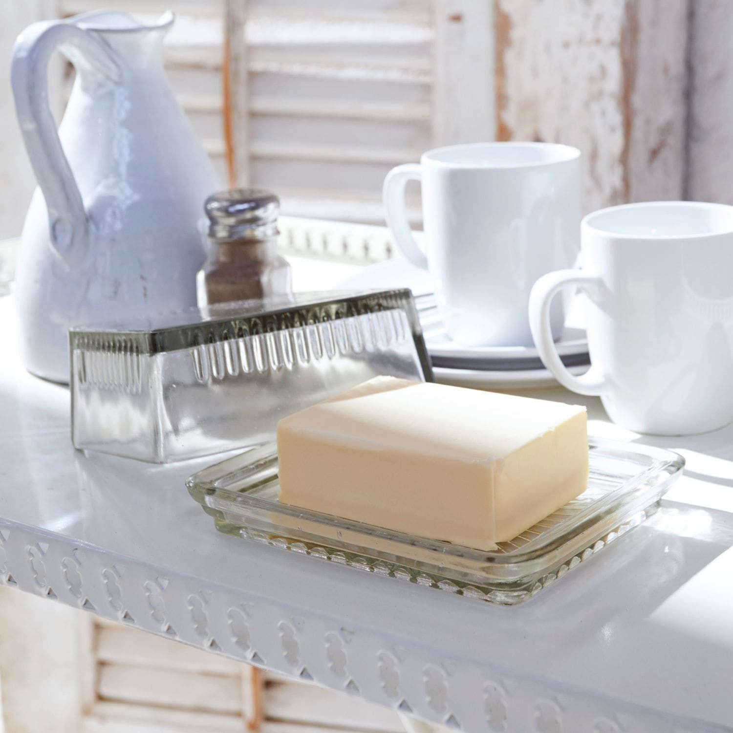 Mirabeau Butterdose Butterdose Durham klar, Glas