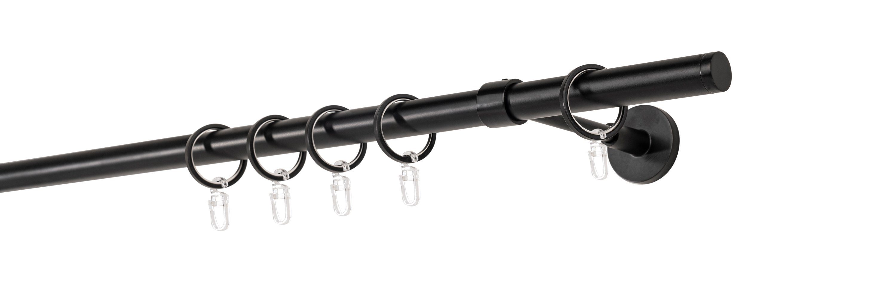 ondeco Gardinenstange Rundrohr Wandabstand 14cm Match, günstig online kaufen