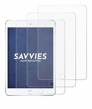 Savvies Schutzfolie für Apple iPad Mini 4 2015, Displayschutzfolie, 6 Stück, Folie klar