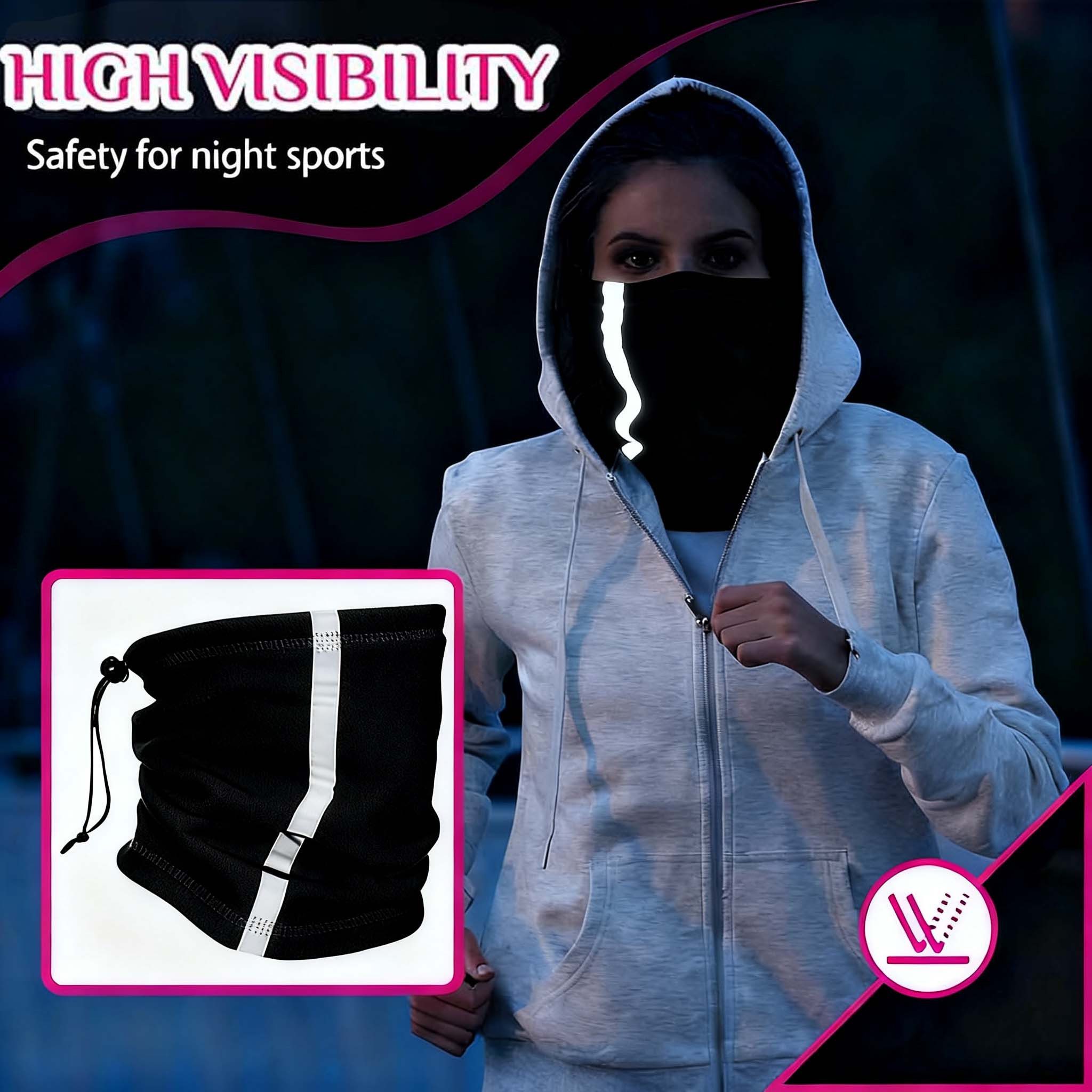 Coonoor Multifunktionstuch Winter Halswärmer Hohe Sichtbarkeit Multifunktio günstig online kaufen