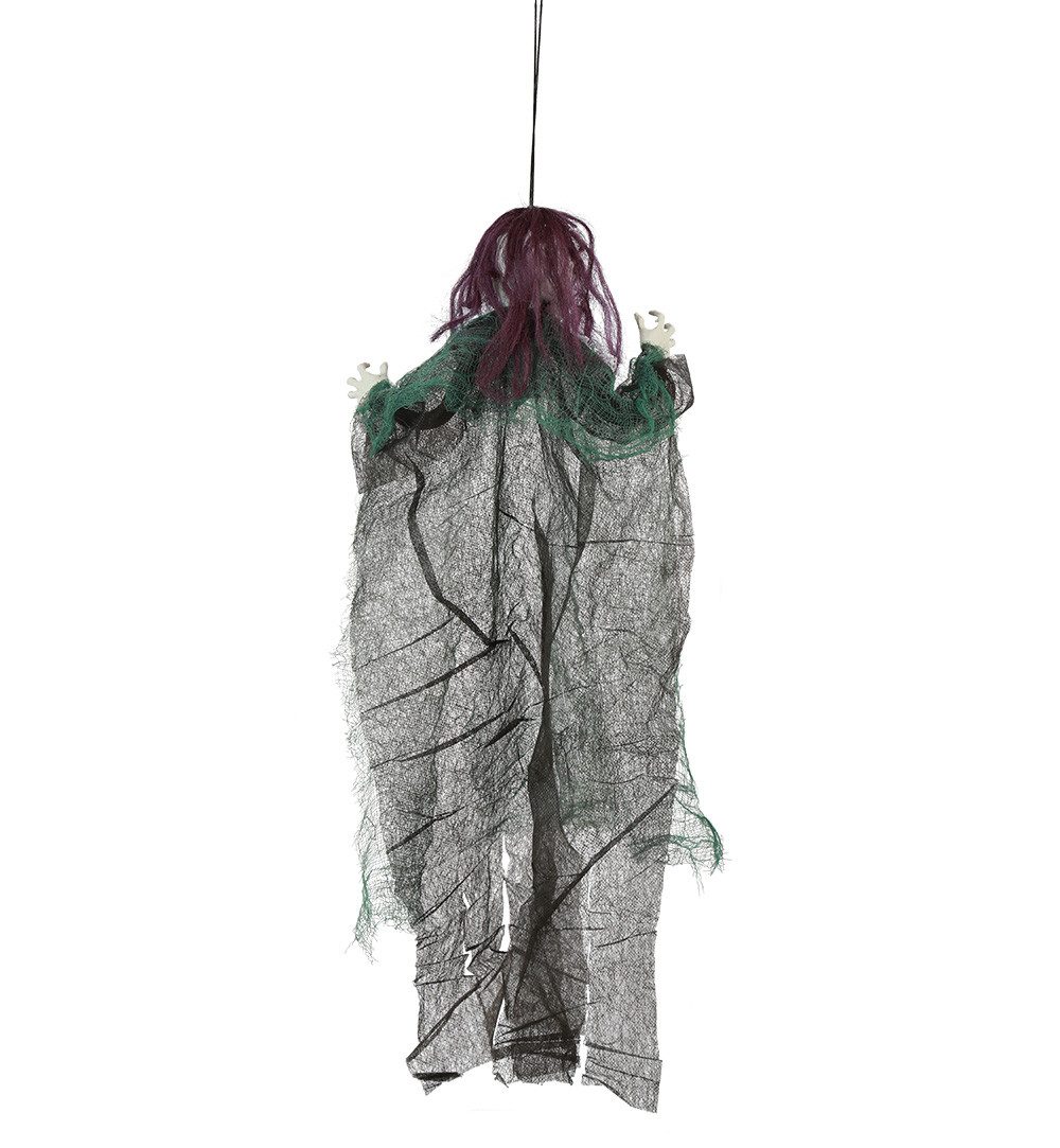 Fries Hängedekoration Halloween Deko Horror Mädchen Hänger 53 cm Hoch Bewegliche Hände, 54 cm Hoch – Bild 3 von 3
