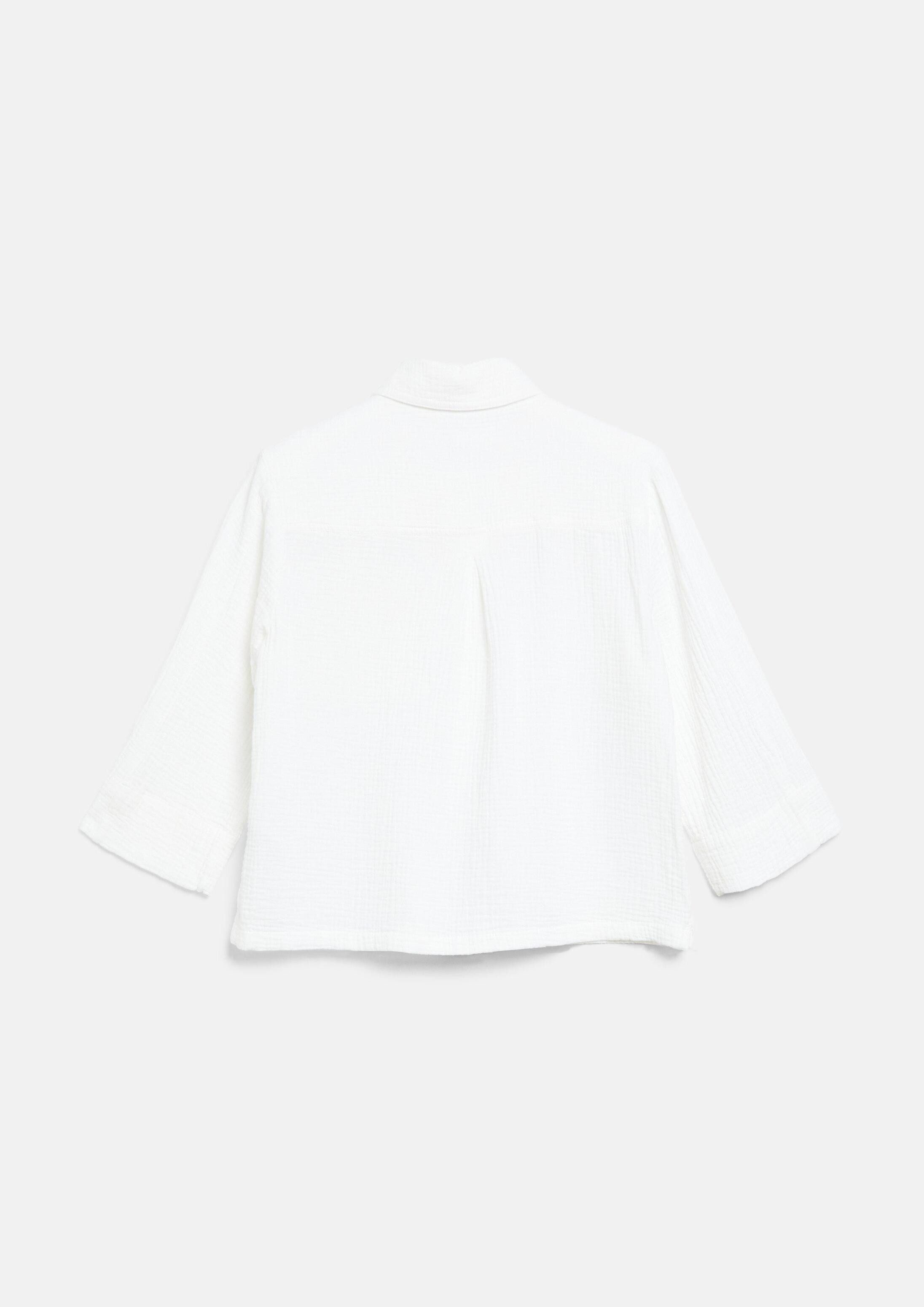 s.Oliver Hemdjacke Indoor-Jacke Shirt-Jacke aus Musselin im Relaxed Fit