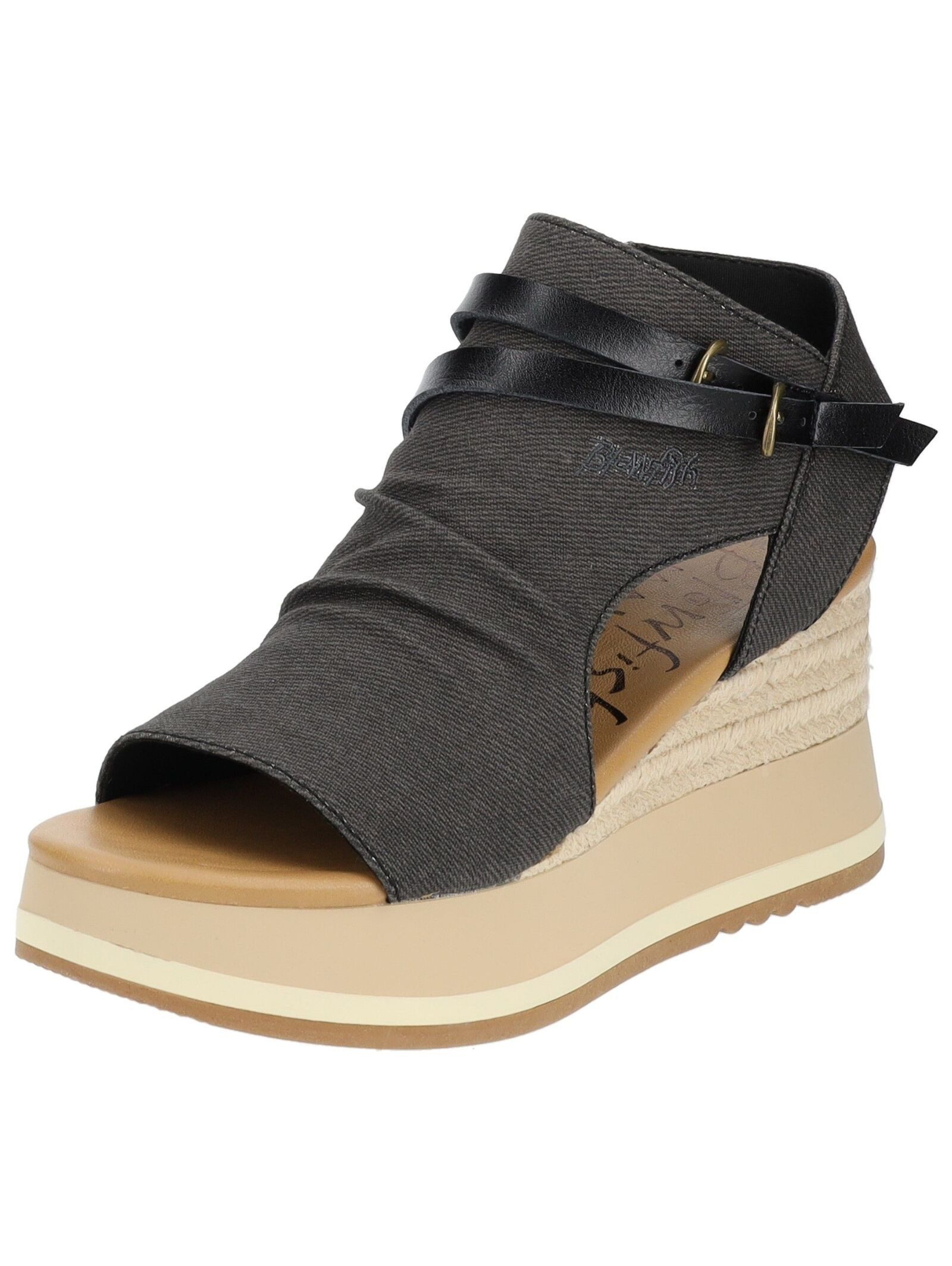 Blowfish Sandalen Lederimitat/Textil Keilsandalette günstig online kaufen